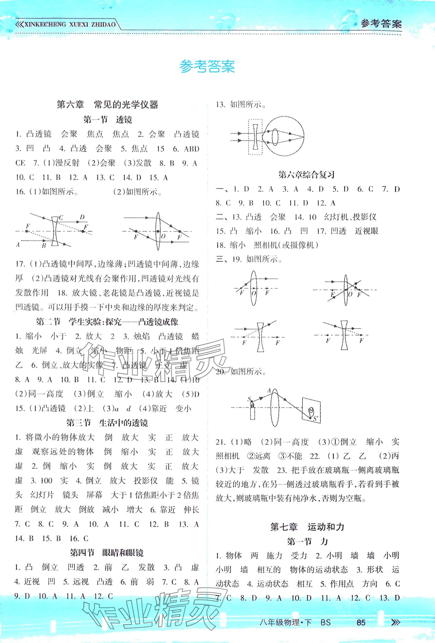 2024年新課程學(xué)習(xí)指導(dǎo)南方出版社八年級(jí)物理下冊北師大版 第1頁