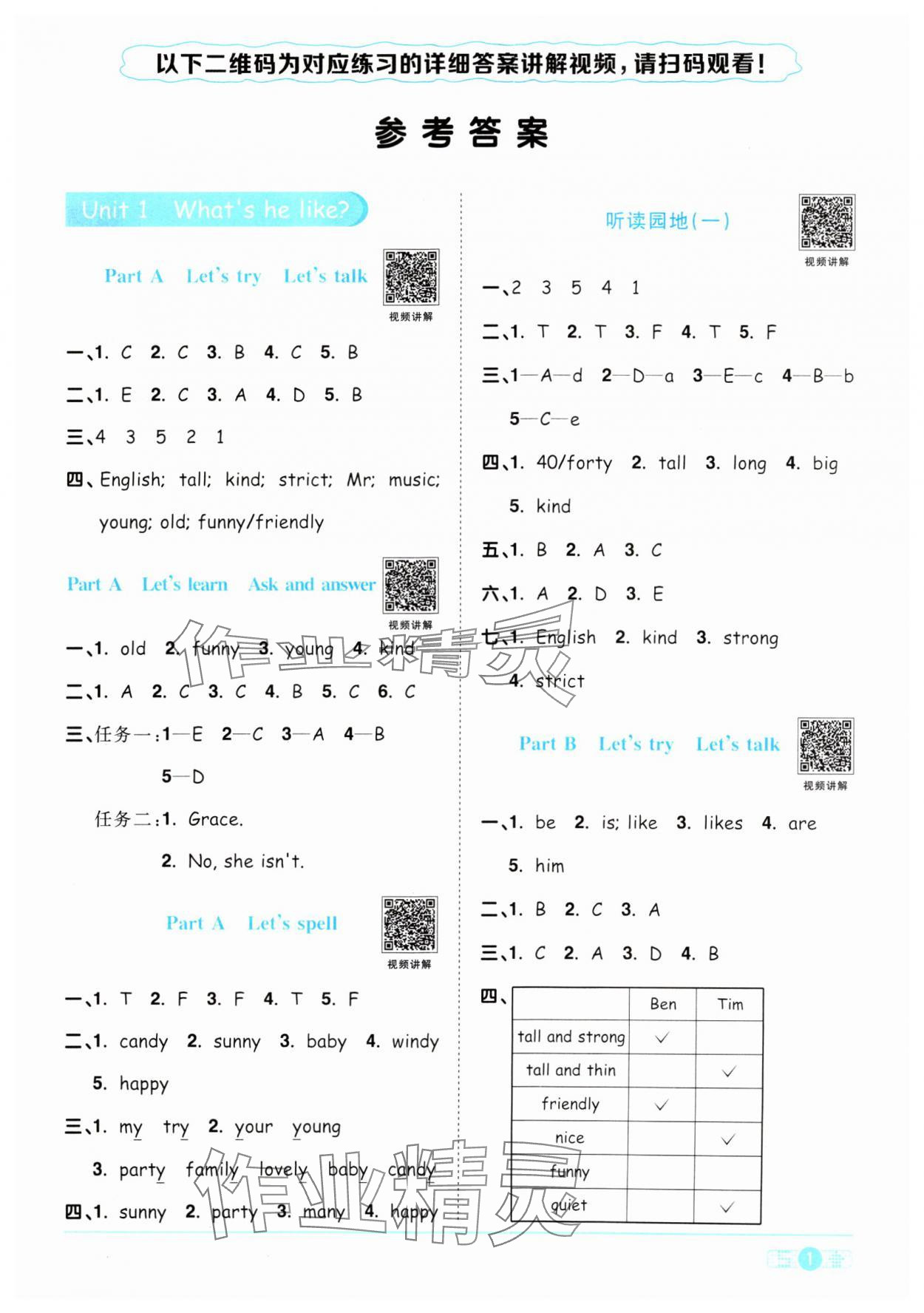 2024年陽光同學(xué)課時優(yōu)化作業(yè)五年級英語上冊人教PEP版 第3頁