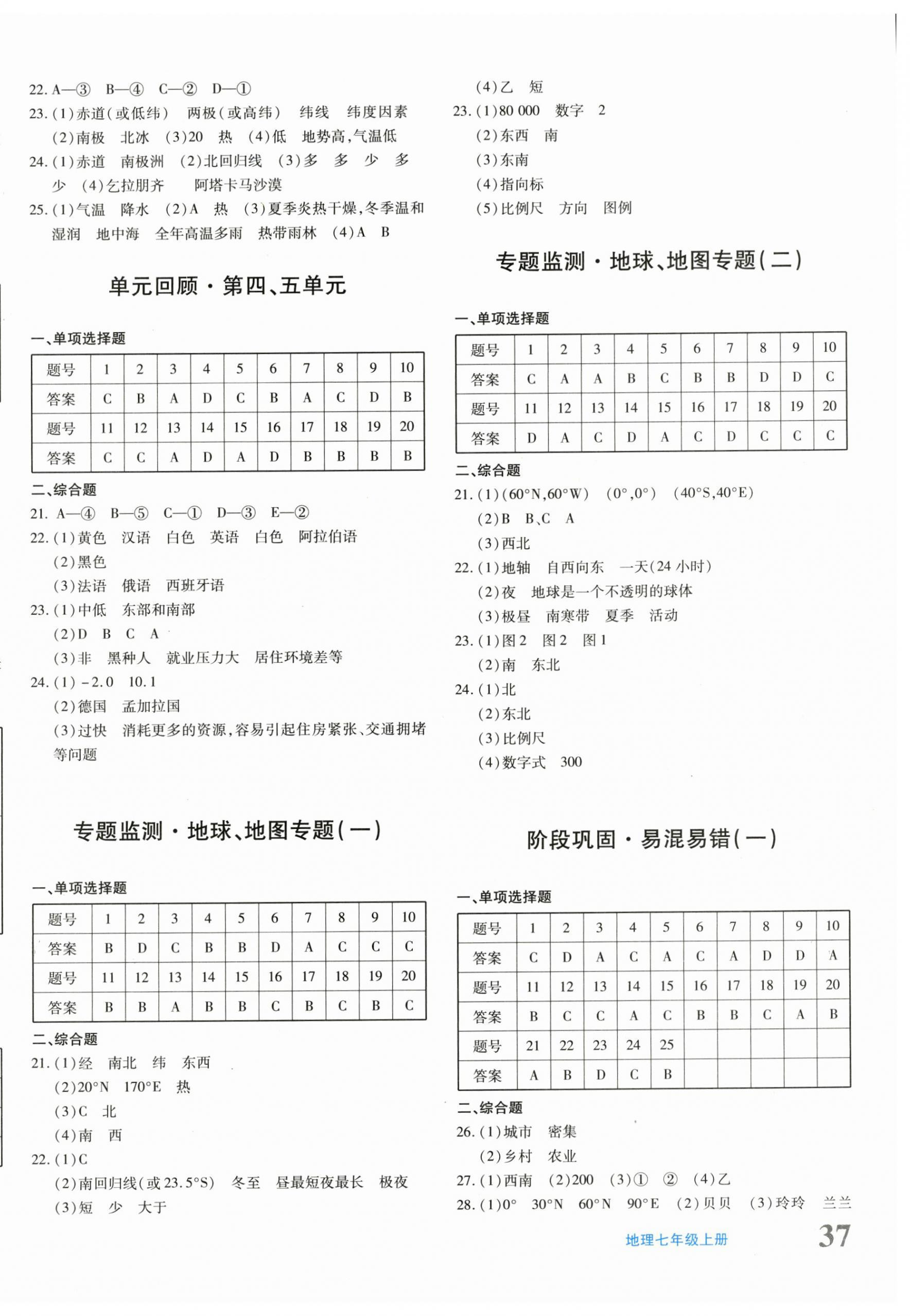 2023年优学1+1评价与测试七年级地理上册人教版 第2页