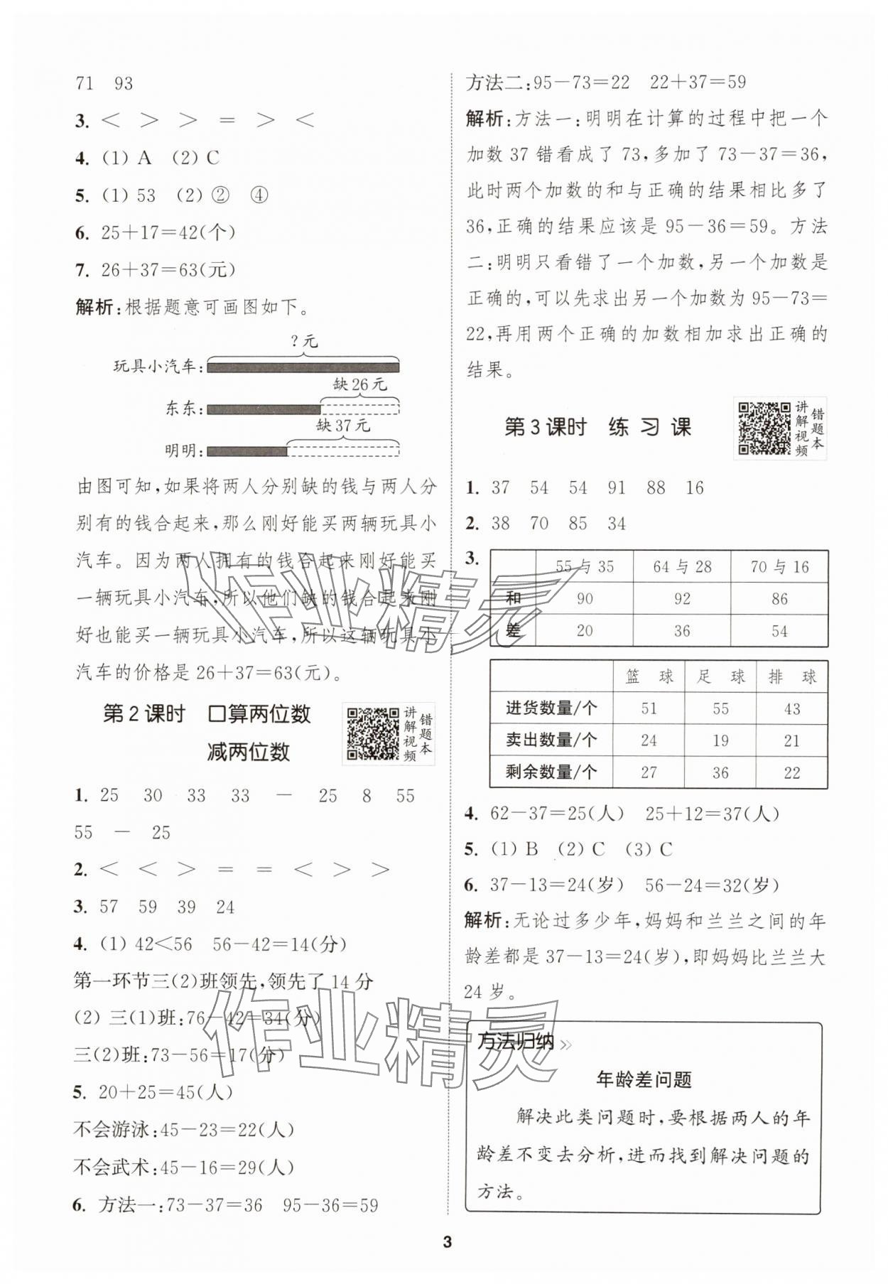 2024年拔尖特訓(xùn)三年級數(shù)學(xué)上冊人教版浙江專版 第3頁