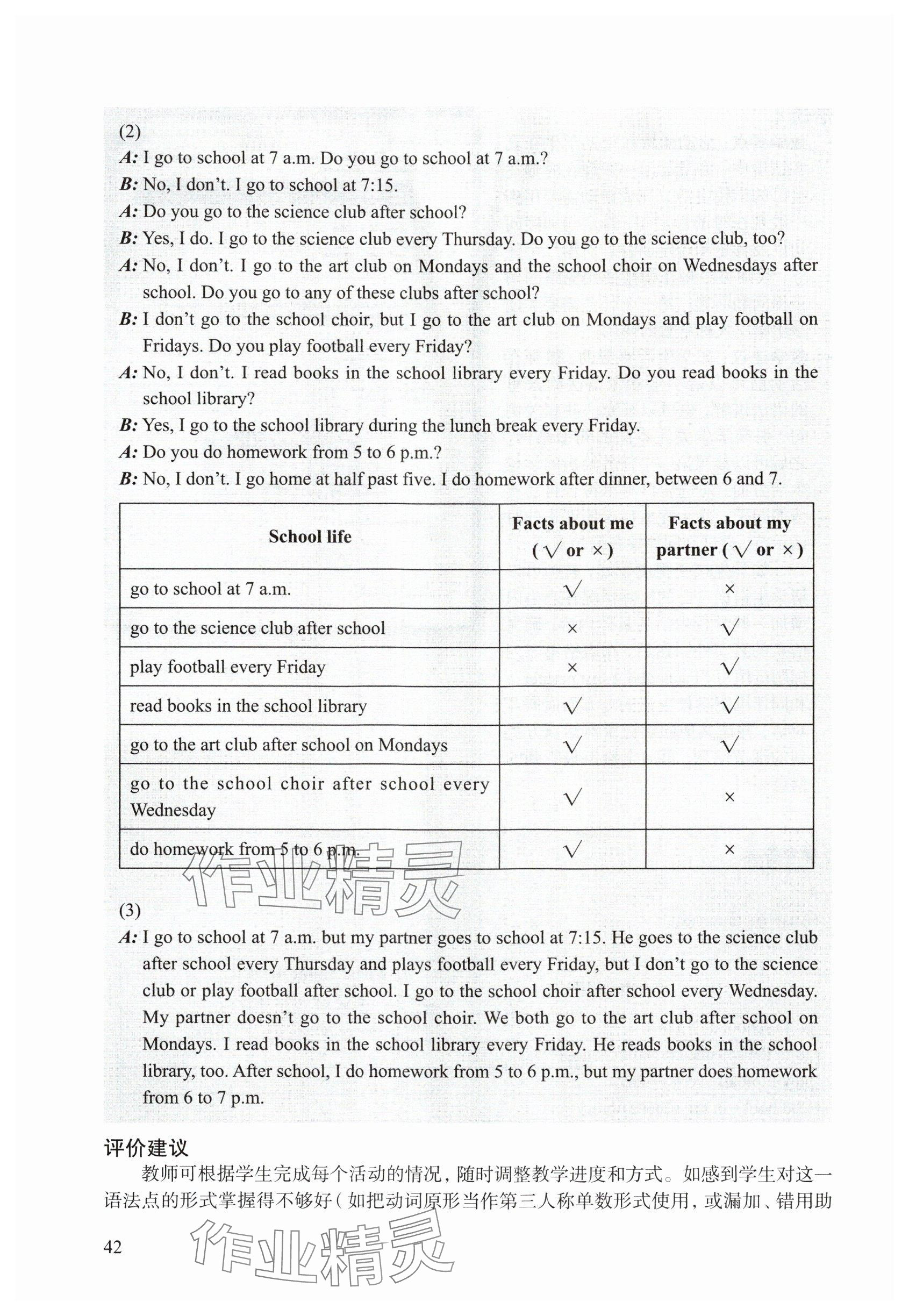 2024年教材課本六年級英語上冊滬教版54制 參考答案第38頁