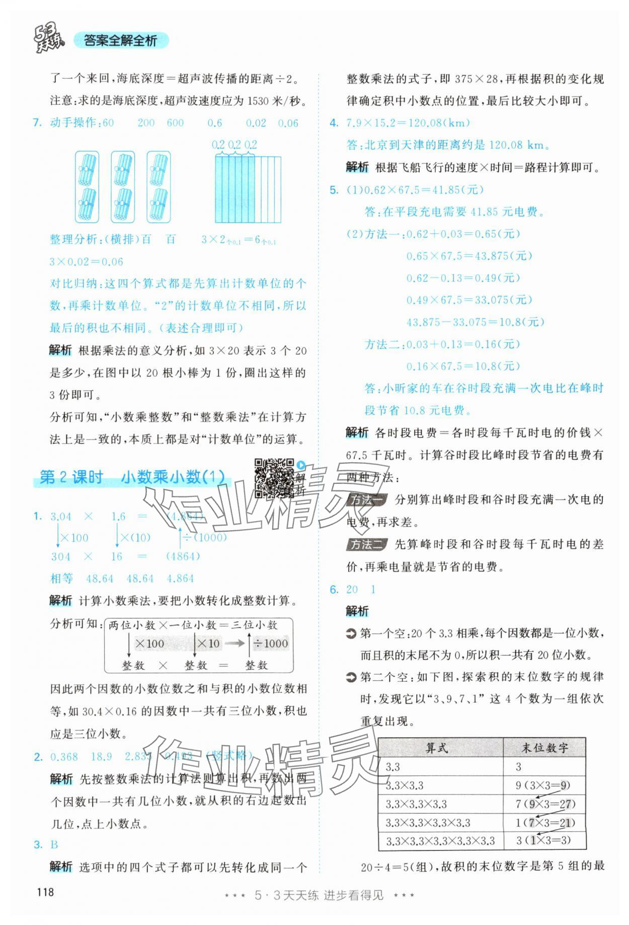 2025年53天天练五年级数学上册人教版 第2页