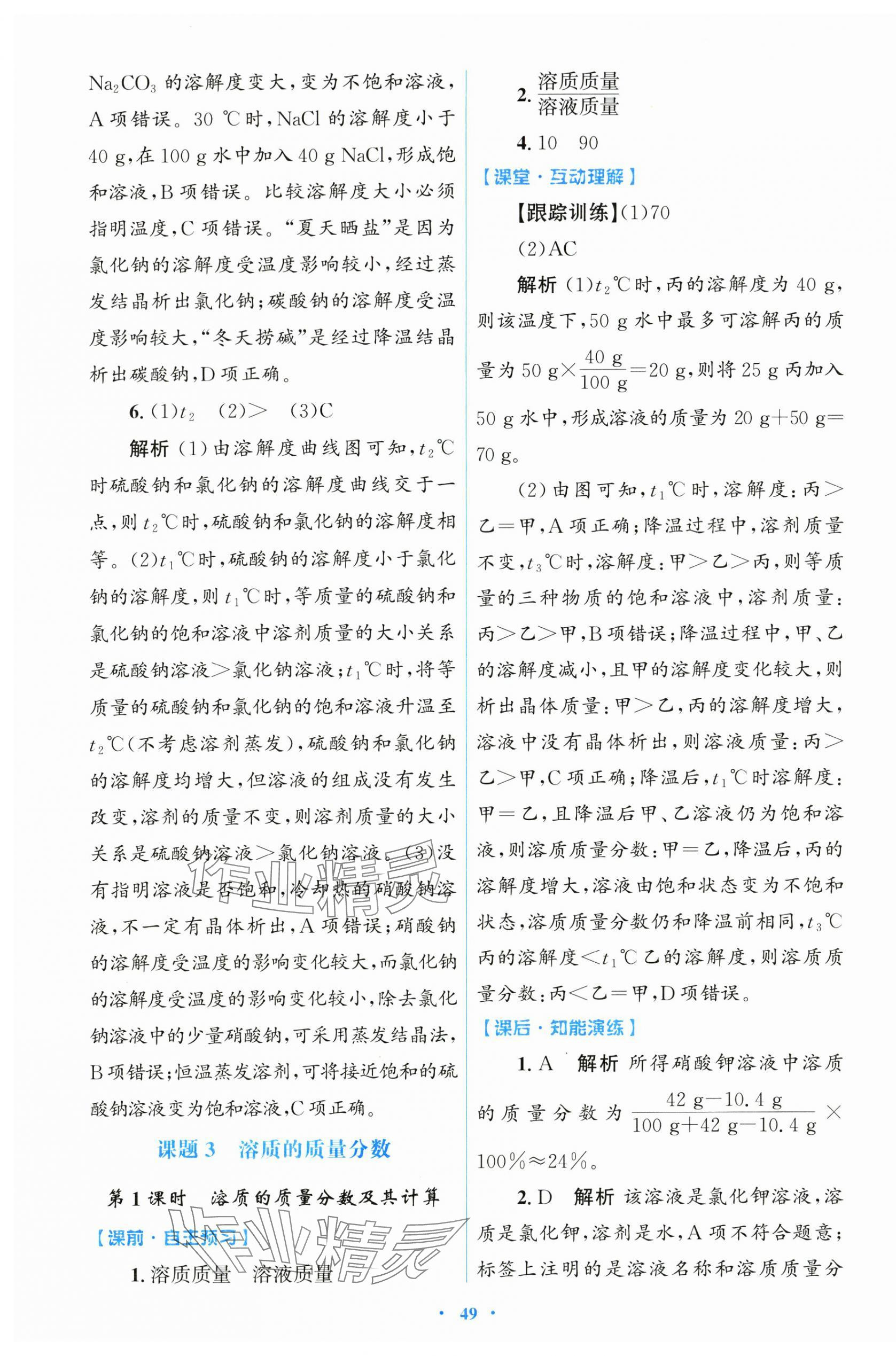 2025年同步測控優(yōu)化設(shè)計九年級化學(xué)下冊人教版 第13頁