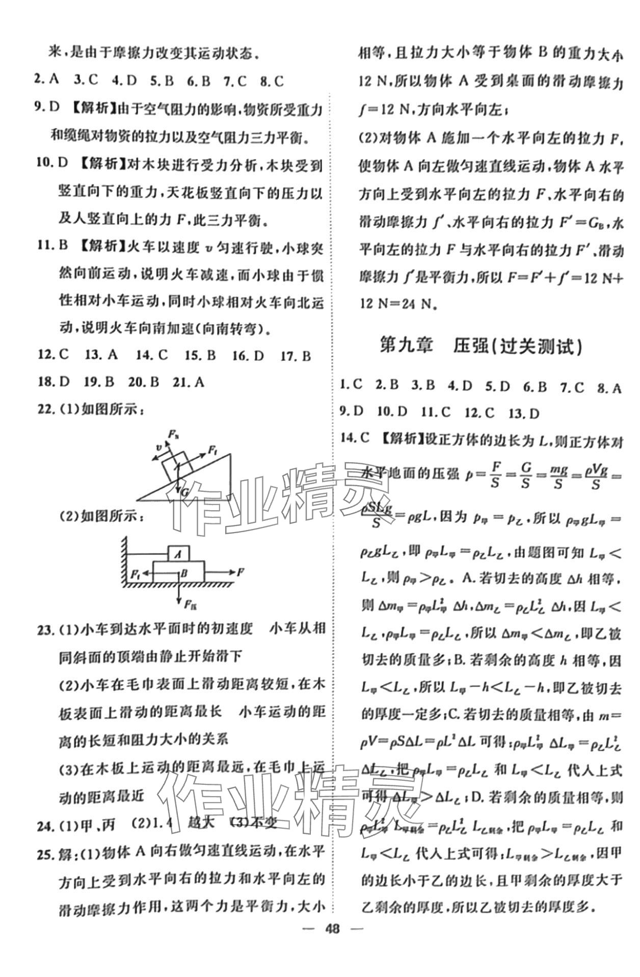 2024年一飞冲天小复习八年级物理下册人教版 第2页