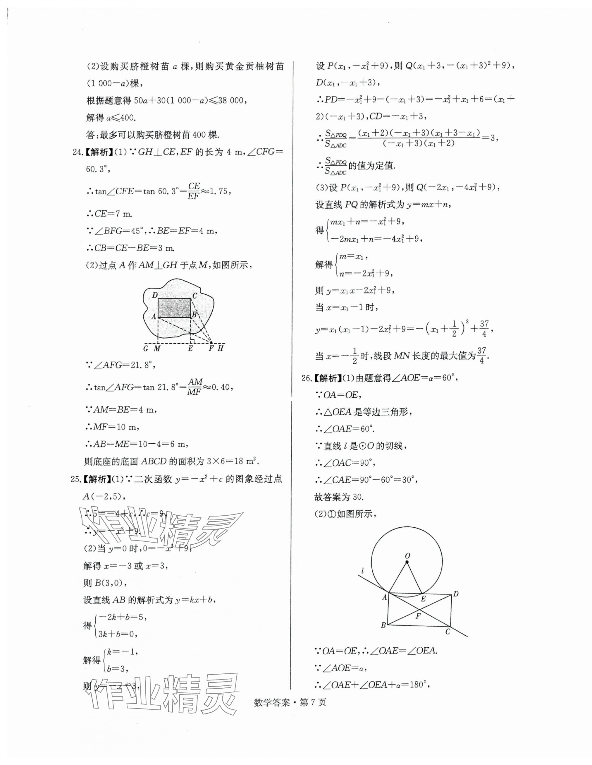 2025年湖南中考必备数学 第7页