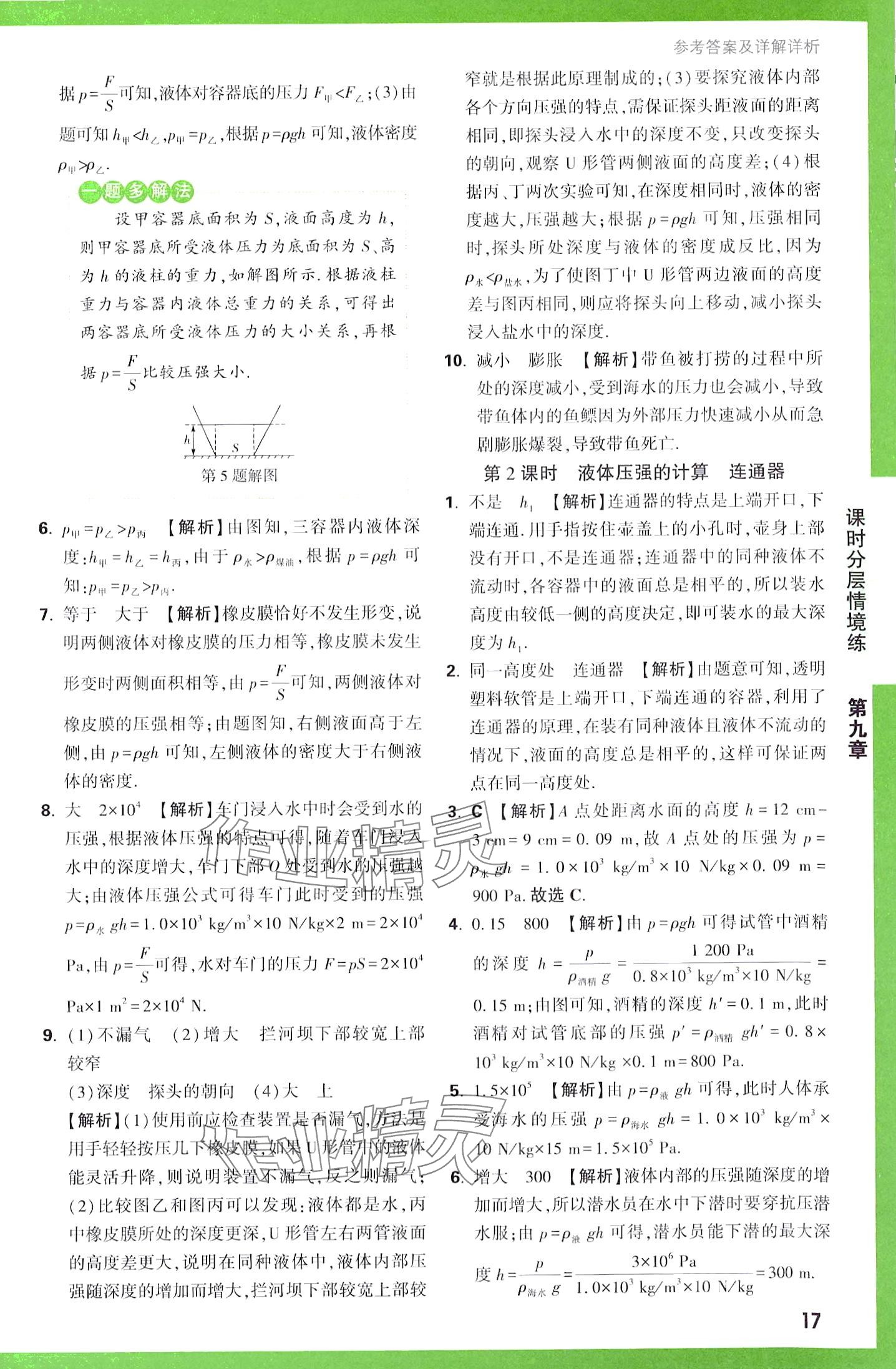 2024年萬唯中考情境題八年級物理下冊人教版&nbsp;第17頁