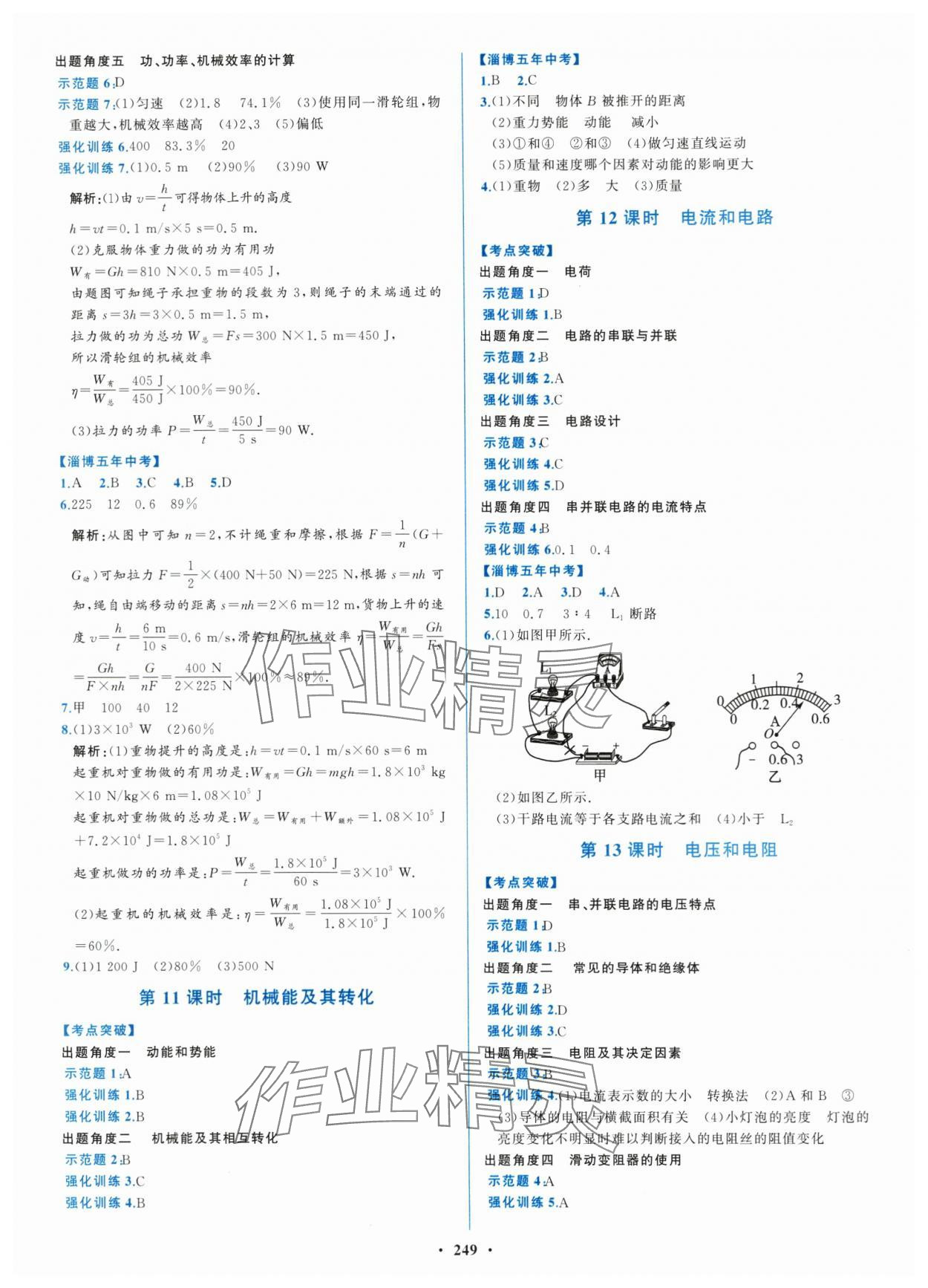 2024年初中總復(fù)習(xí)山東文藝出版社物理淄博專版 第5頁