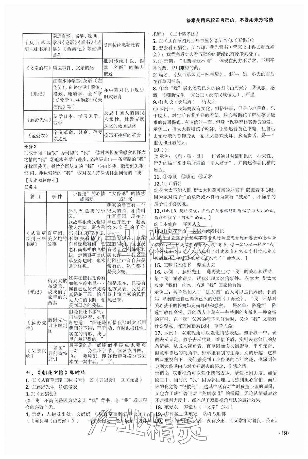 2025年语文中考全攻略 第19页