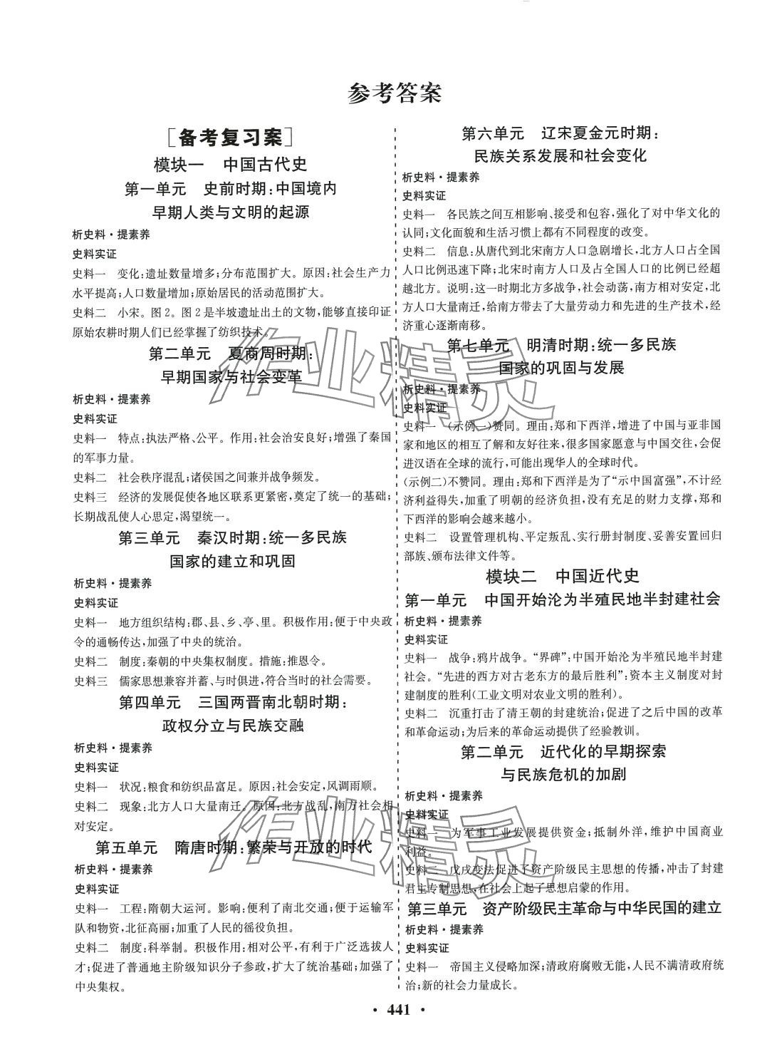 2024年優(yōu)化探究歷史分冊一 第1頁