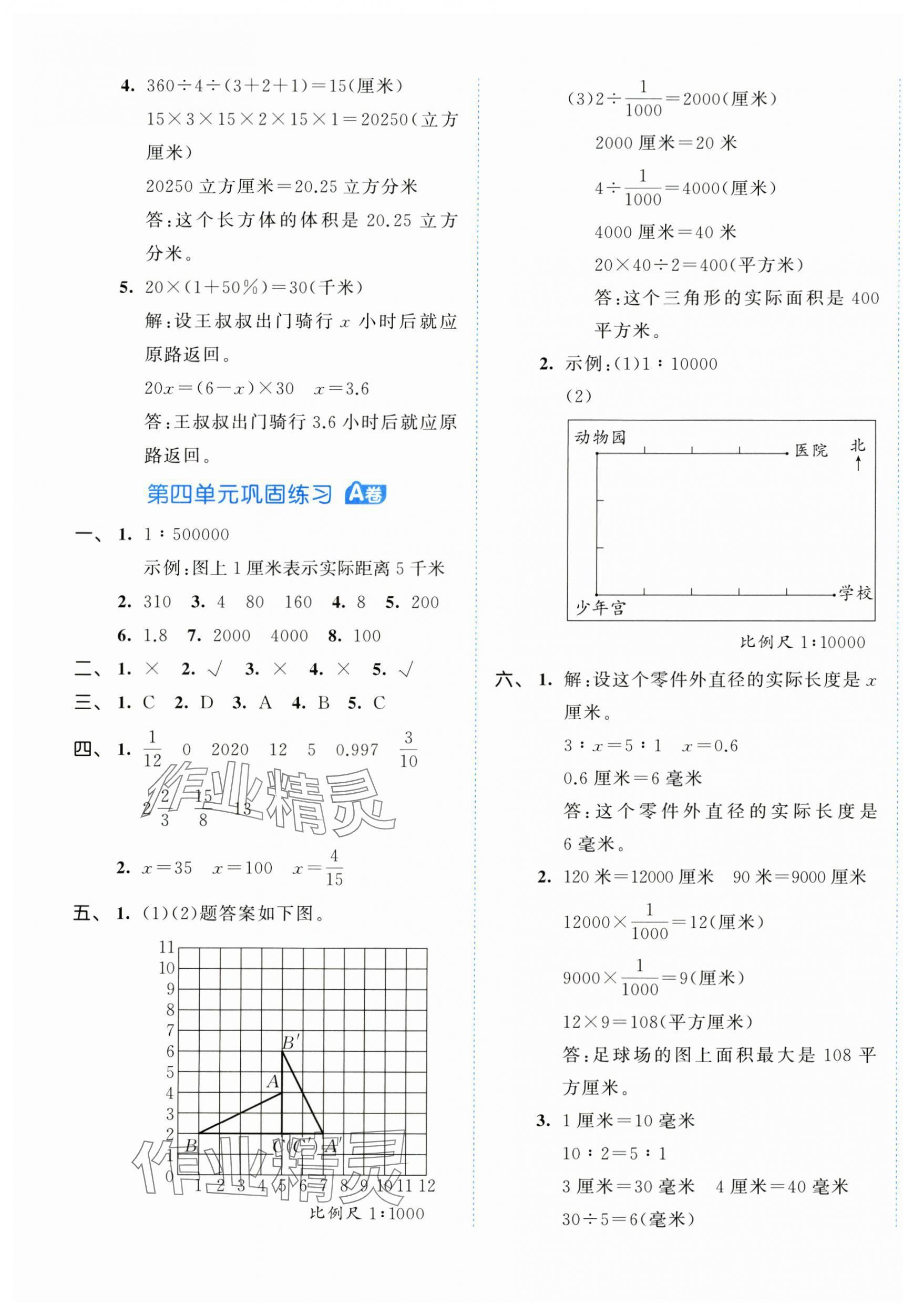 2025年53全優(yōu)卷六年級(jí)數(shù)學(xué)下冊青島版 第5頁