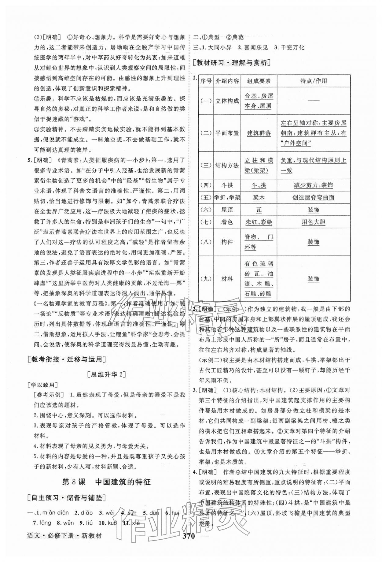 2026年高中同步创新课堂优化方案高中语文下册人教版&nbsp;第16页
