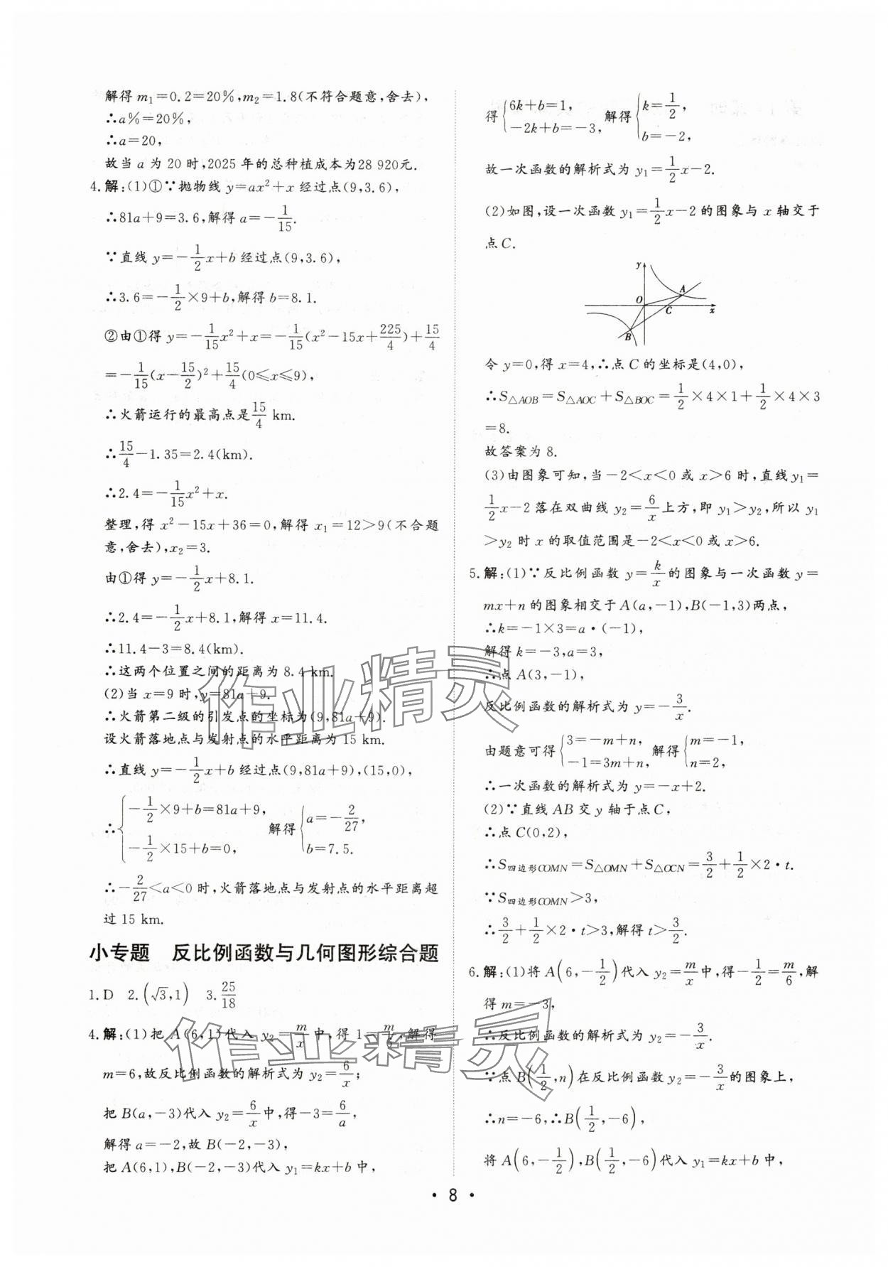 2025年湖北新中考備考與指導數學 第8頁