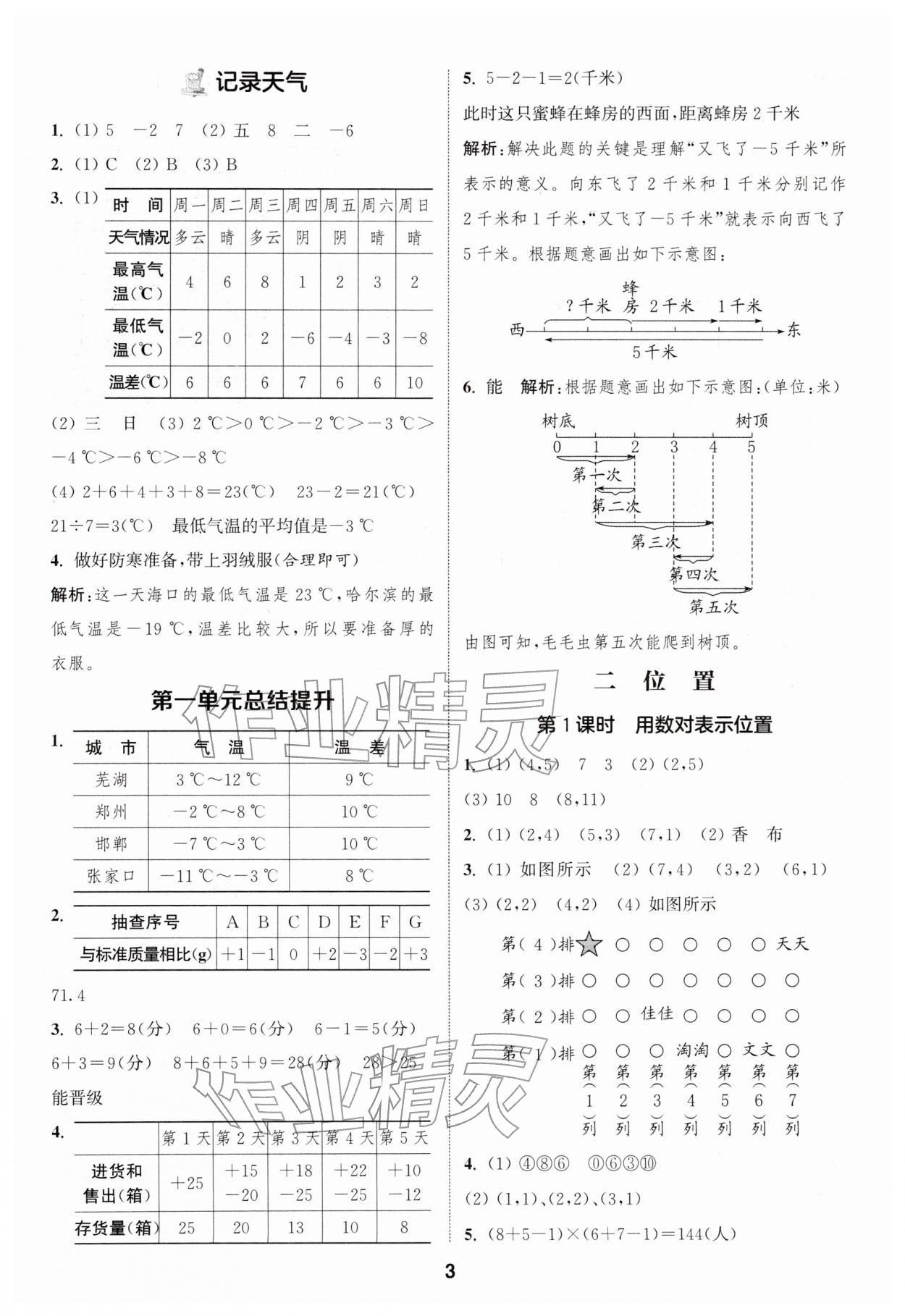 2026年通城学典课时作业本六年级数学下册冀教版&nbsp;第3页