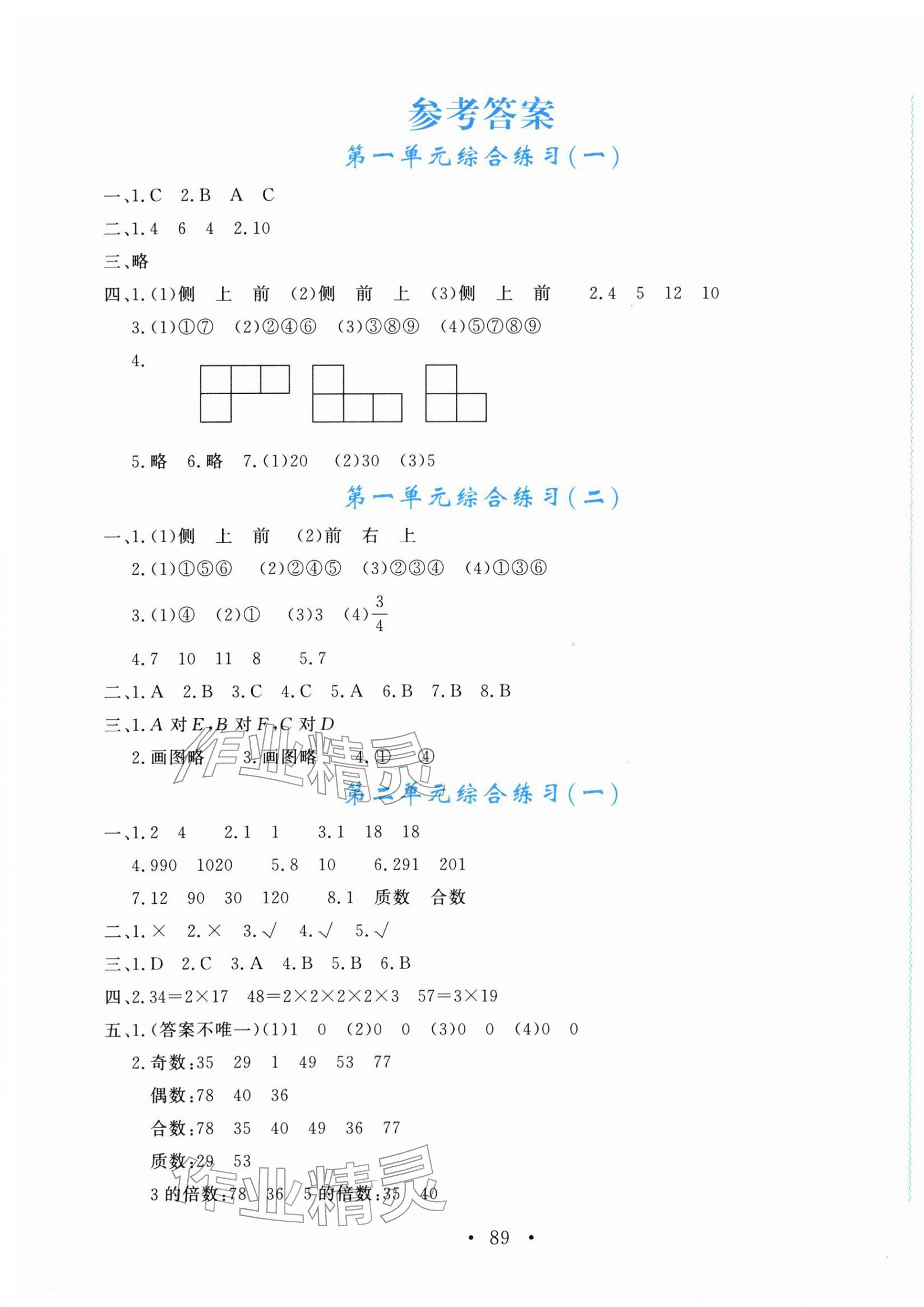 2026年花山小状元学科能力达标初中生100全优卷五年级数学下册人教版&nbsp;第1页