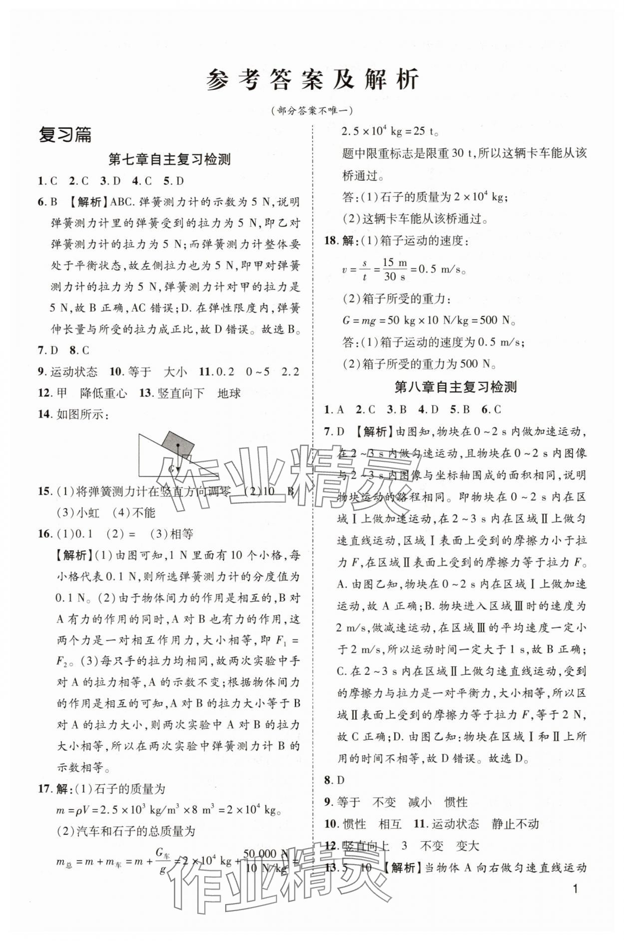 2025年鲁人泰斗假期好时光八升九年级物理人教版 第1页