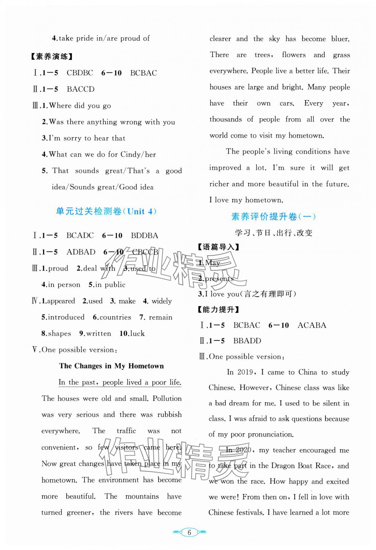 2024年课标新卷九年级英语全一册人教版 第6页