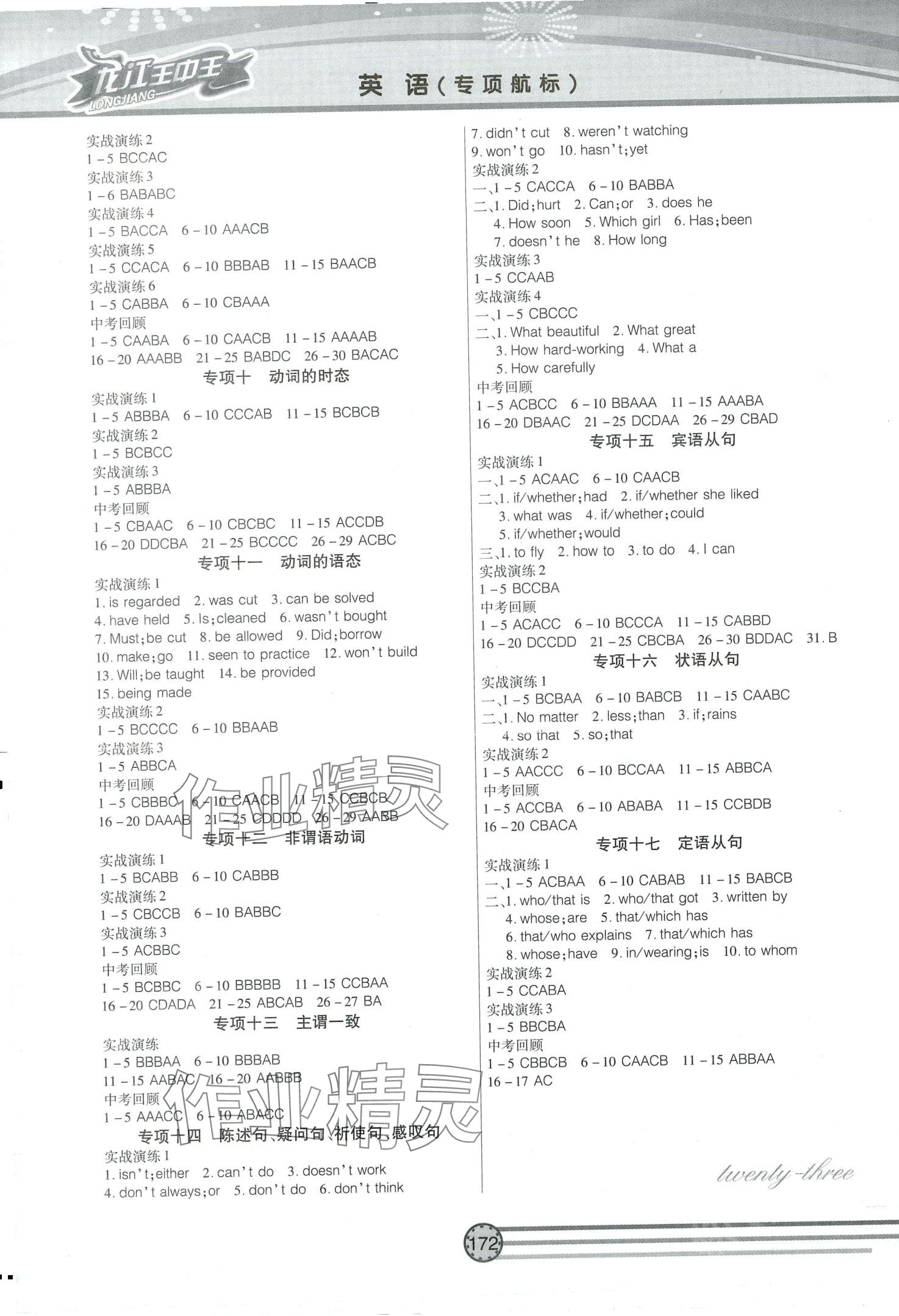 2024年龙江王中王中考总复习英语人教版 第2页