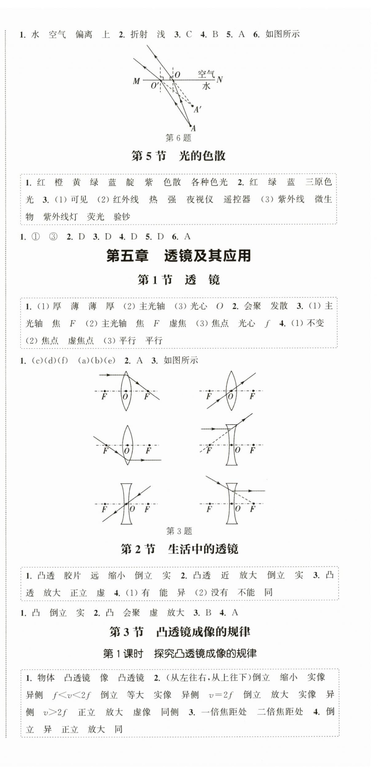 2024年通城學(xué)典課時(shí)作業(yè)本八年級(jí)物理上冊(cè)人教版天津?qū)０?nbsp;第6頁(yè)