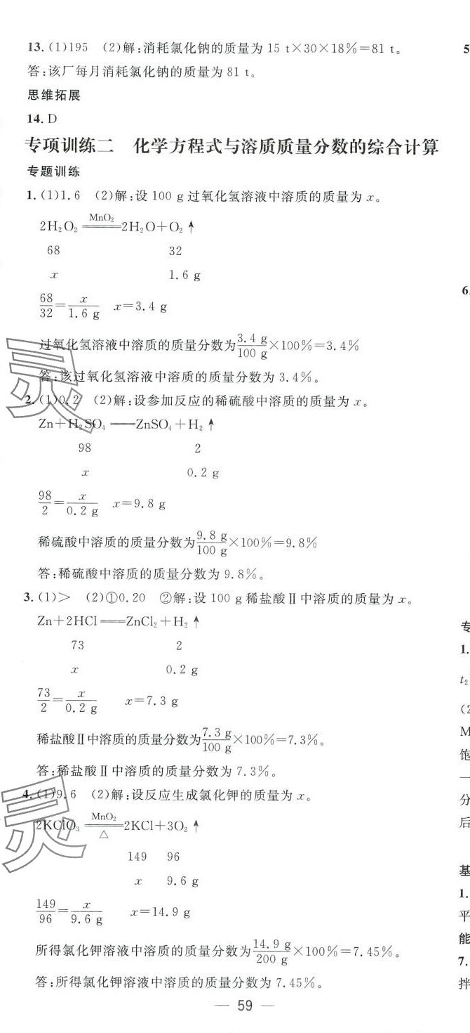 2024年名師測控九年級化學下冊人教版河北專版 第5頁