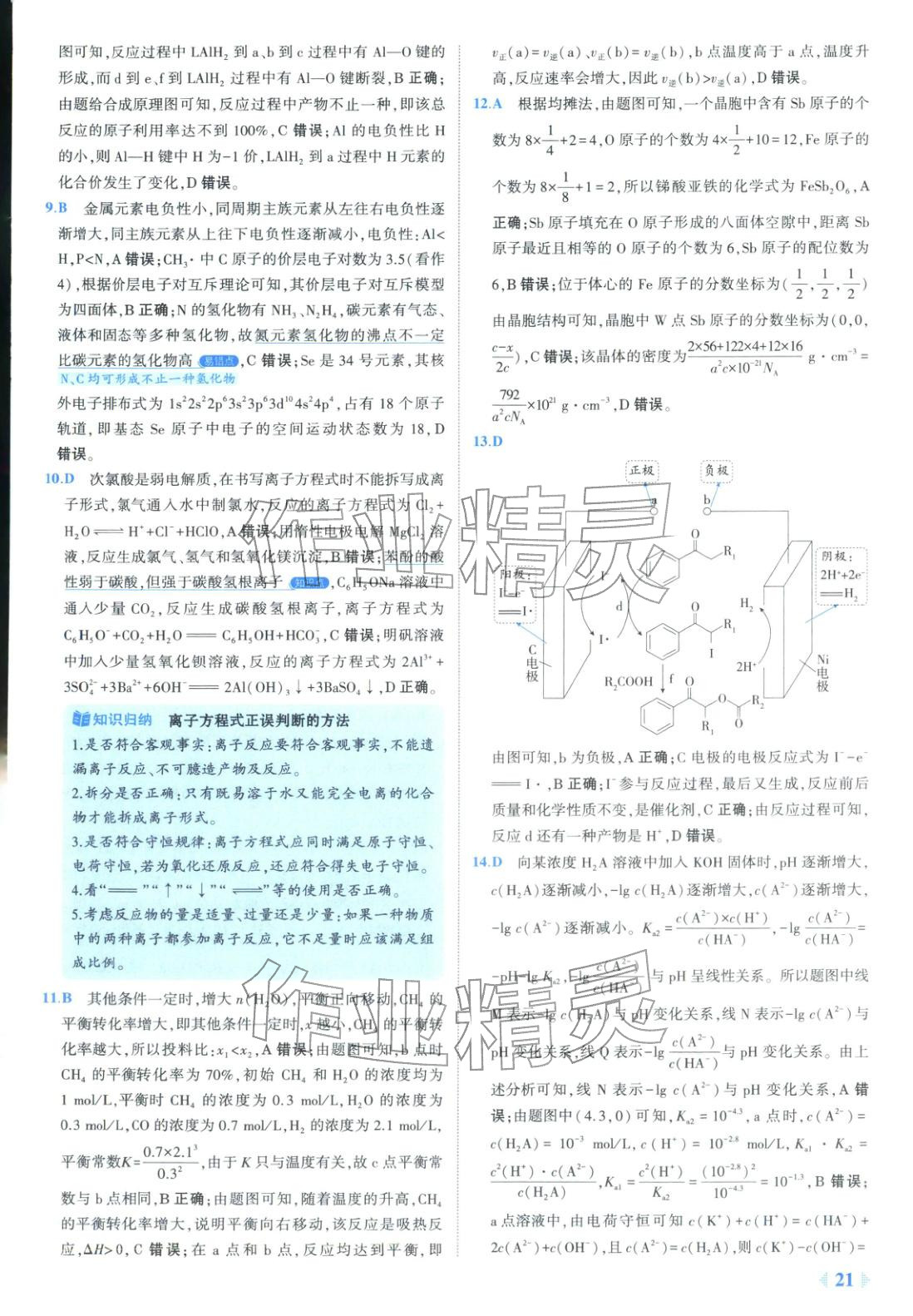 2026年53金卷优选卷汇编高中化学陕晋青宁专版&nbsp;第21页