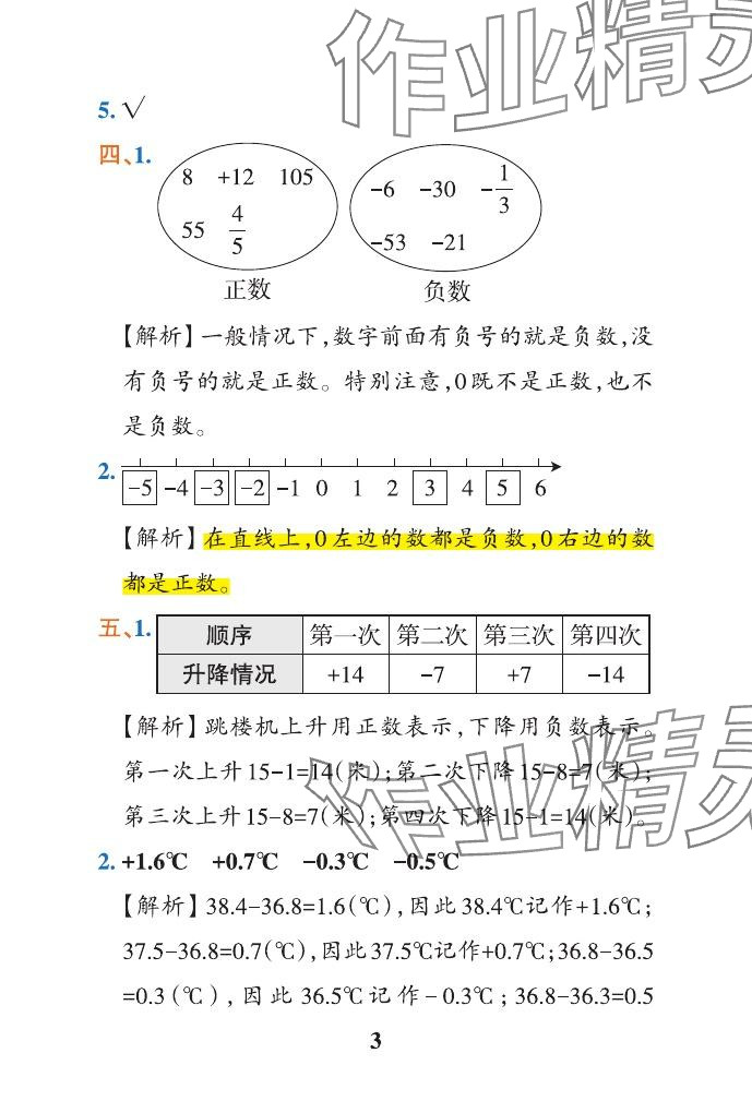 2024年小學(xué)學(xué)霸作業(yè)本五年級數(shù)學(xué)下冊青島版山東專版 參考答案第7頁