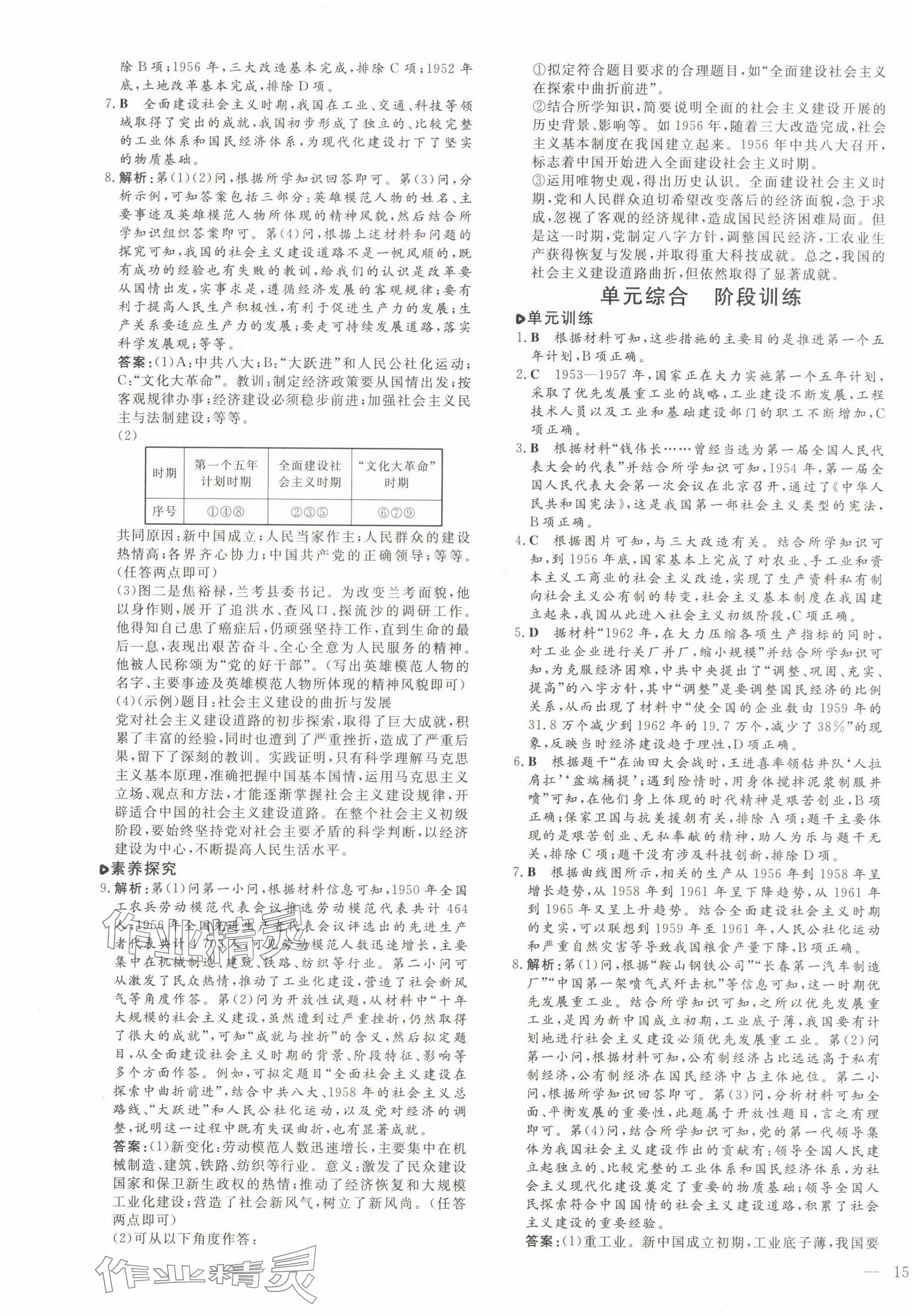 2025年練案八年級(jí)歷史下冊(cè)人教版 第5頁(yè)