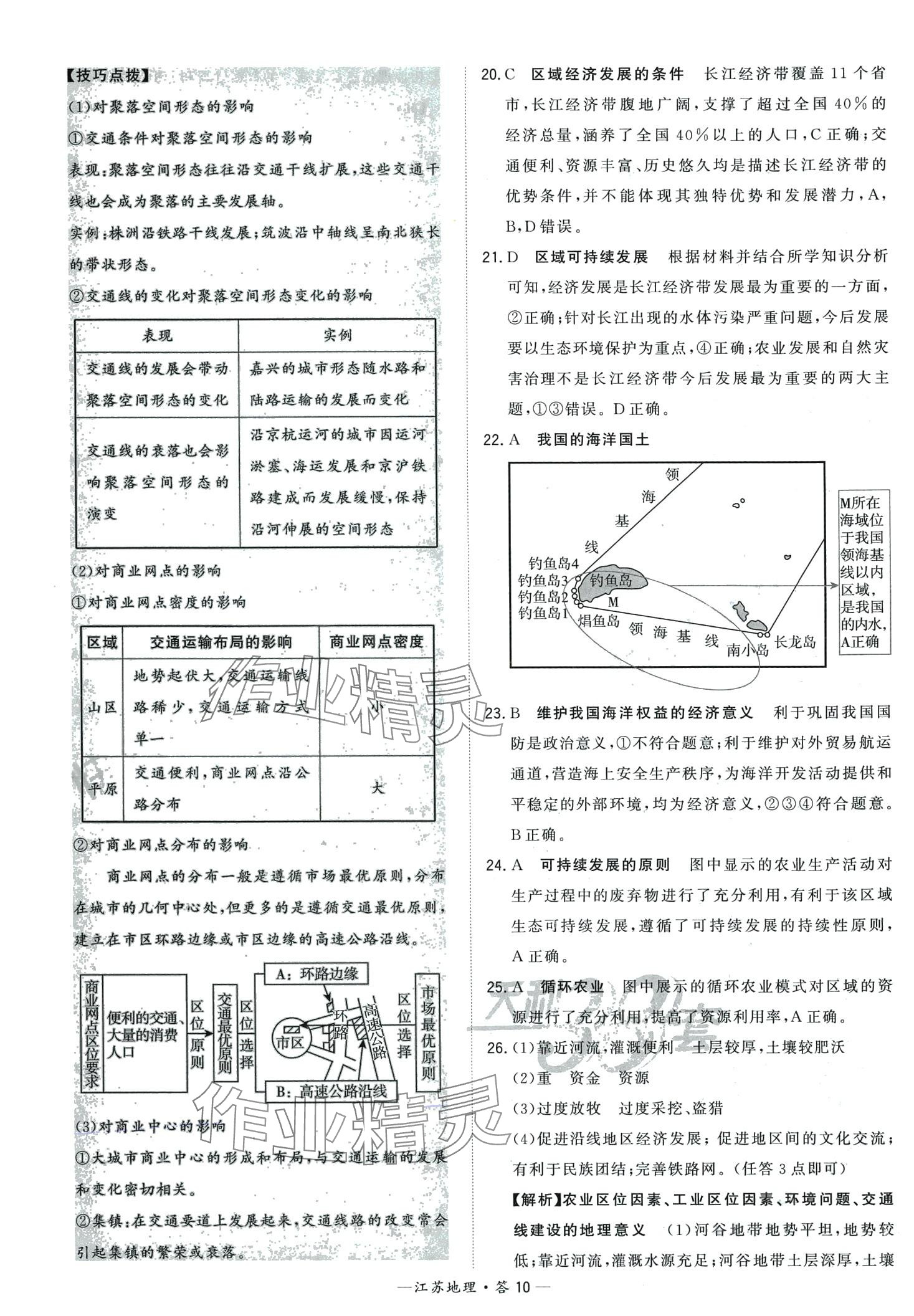 2024年天利38套學(xué)業(yè)水平考試高中地理通用版江蘇專(zhuān)版 第10頁(yè)