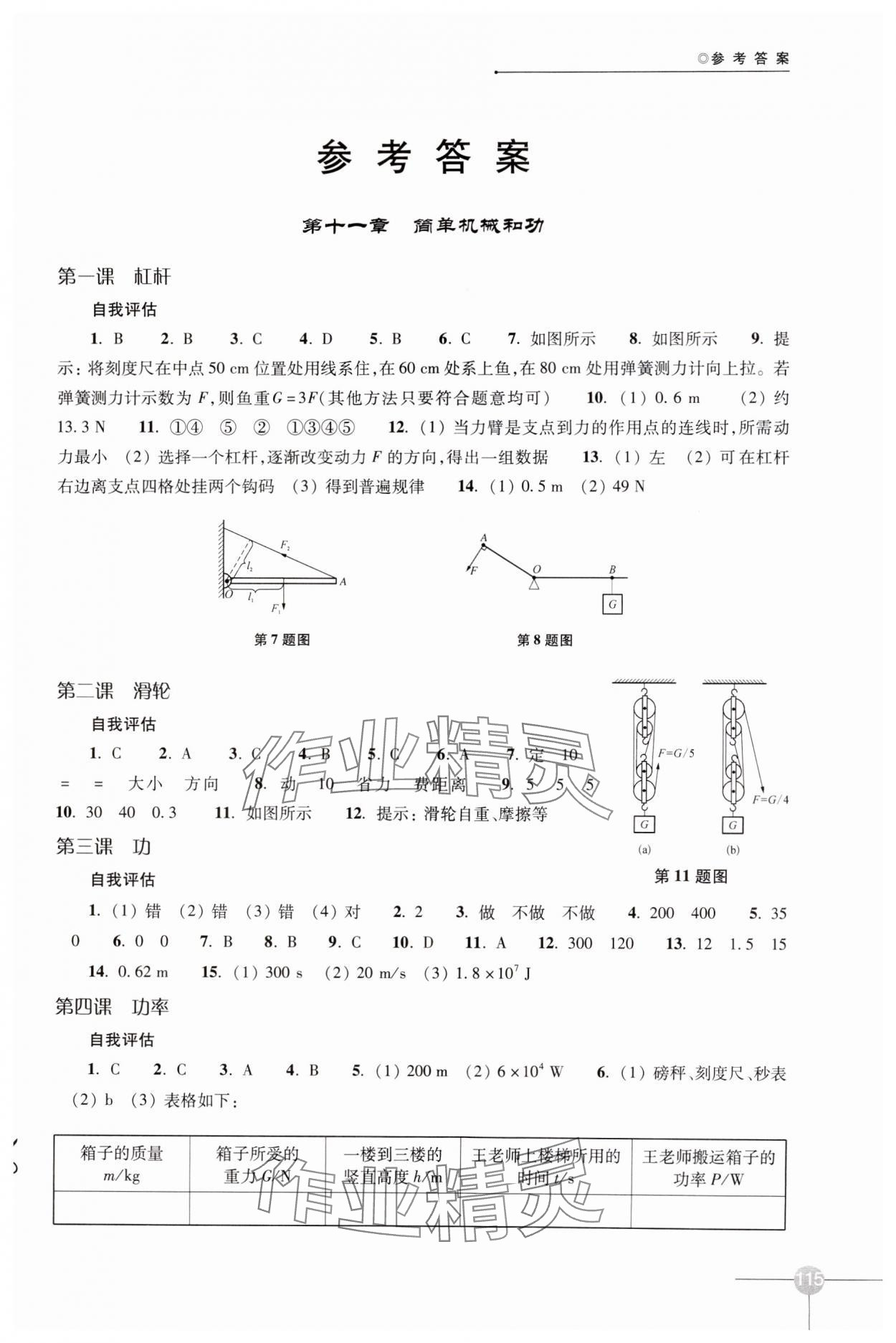 2024年课课练九年级物理上册苏科版 第1页