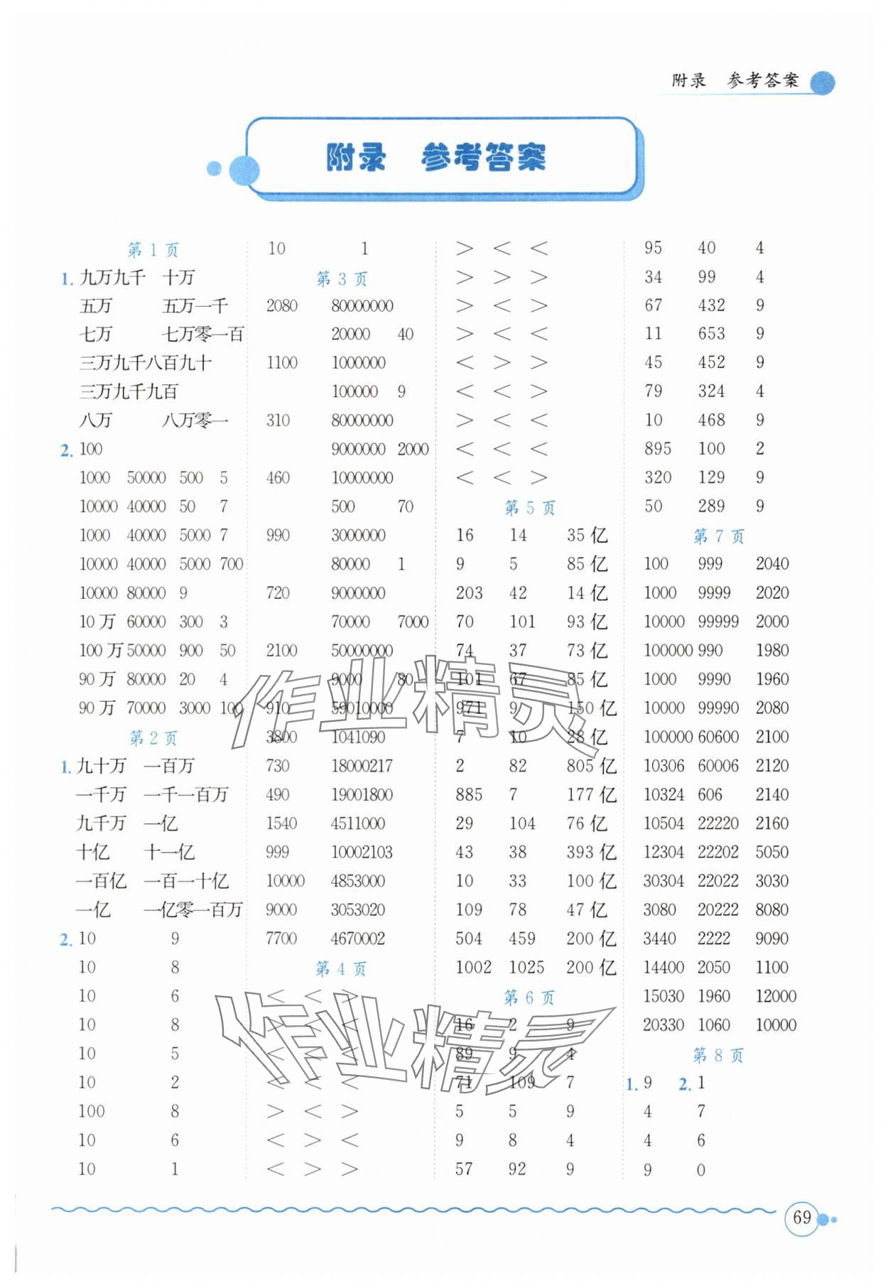 2025年黃岡小狀元口算速算練習(xí)冊(cè)四年級(jí)數(shù)學(xué)上冊(cè)北師大版廣東專版 第1頁