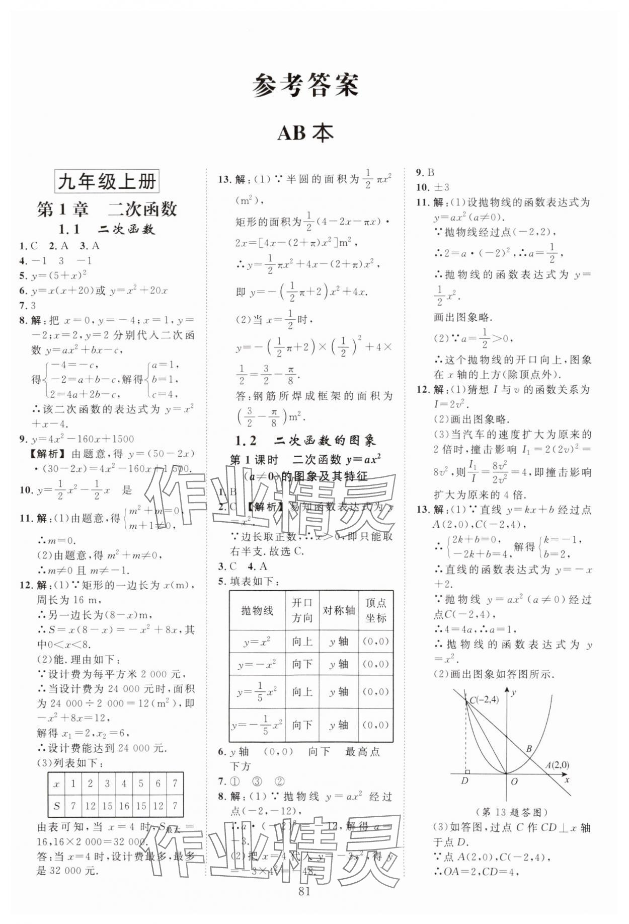 2024年全效學(xué)習(xí)階段發(fā)展評(píng)價(jià)九年級(jí)數(shù)學(xué)全一冊(cè)浙教版 第1頁