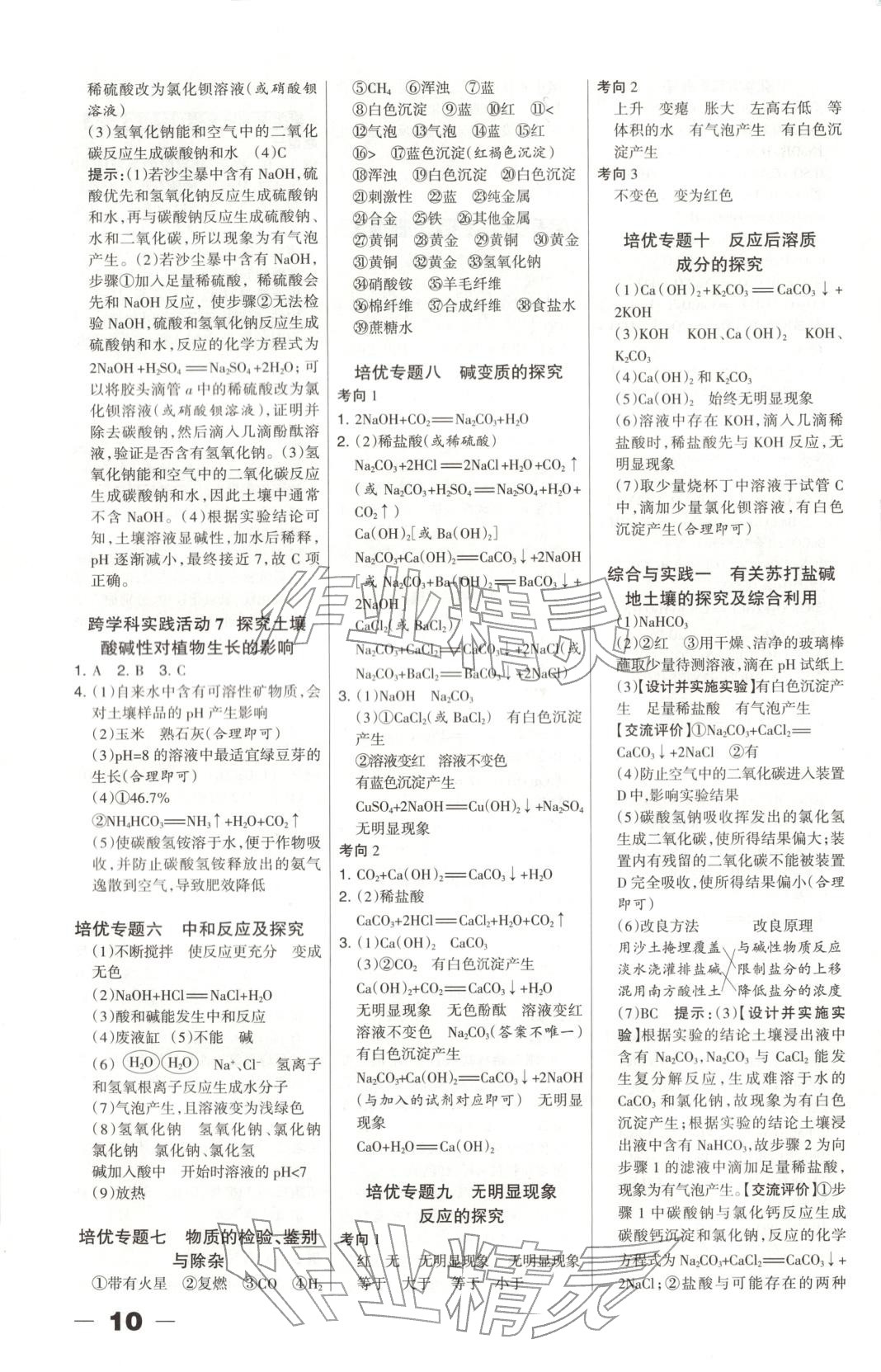 2026年中教萬聯中考總動員化學河北專版&nbsp;第10頁