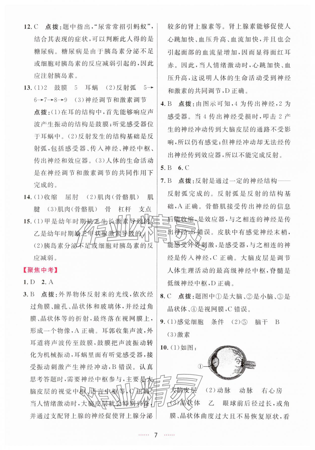2025年三維數字課堂八年級生物上冊人教版&nbsp;第7頁