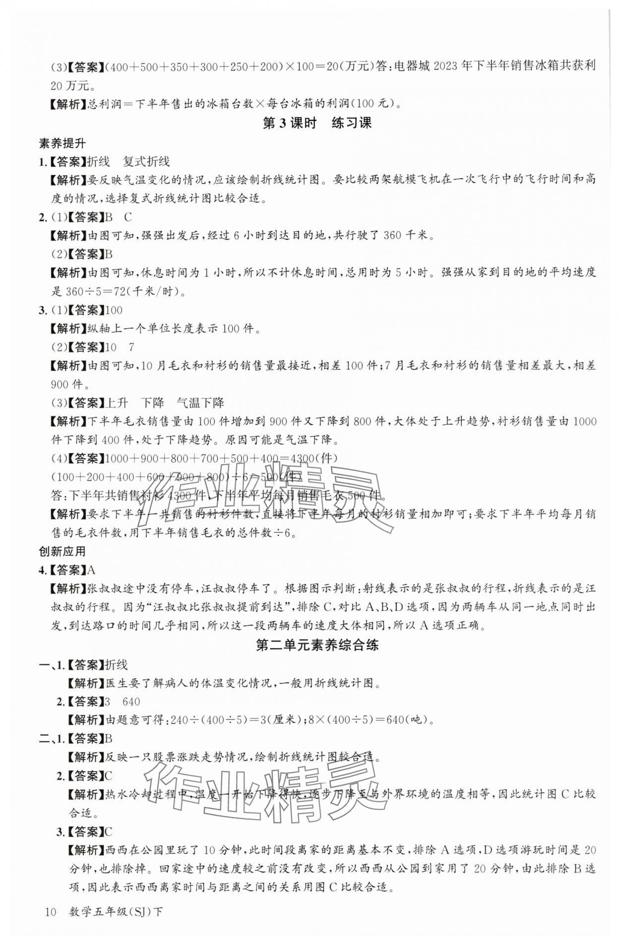 2025年素養(yǎng)天天練五年級(jí)數(shù)學(xué)下冊(cè)蘇教版 第10頁(yè)