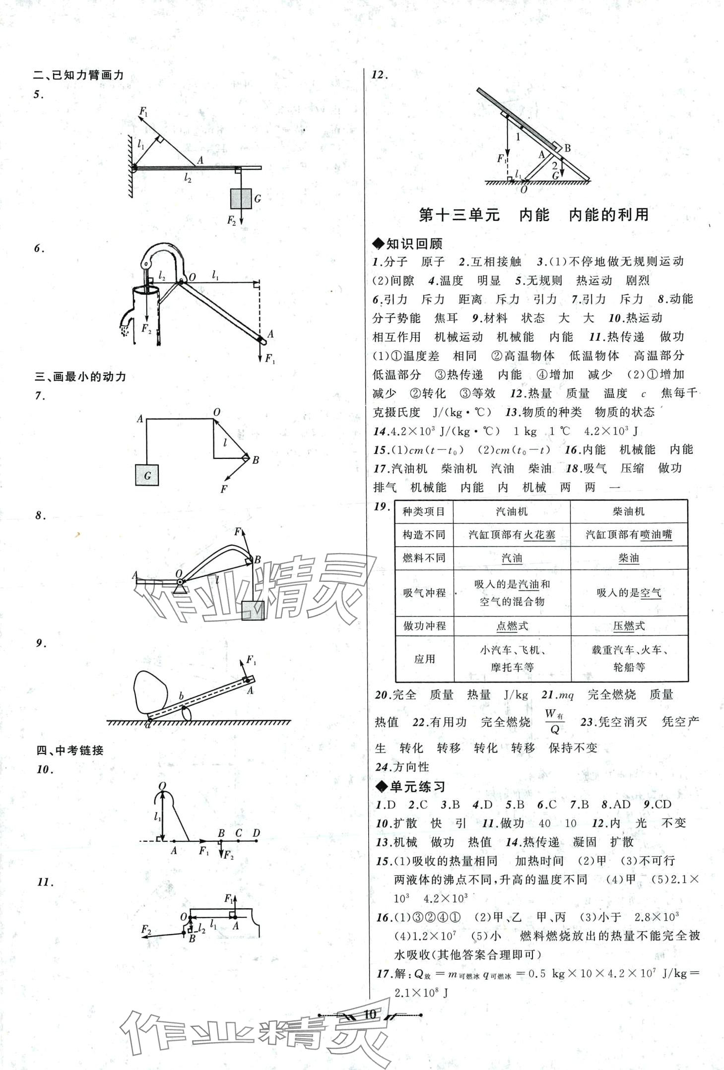 2024年中考全程复习训练物理 第10页