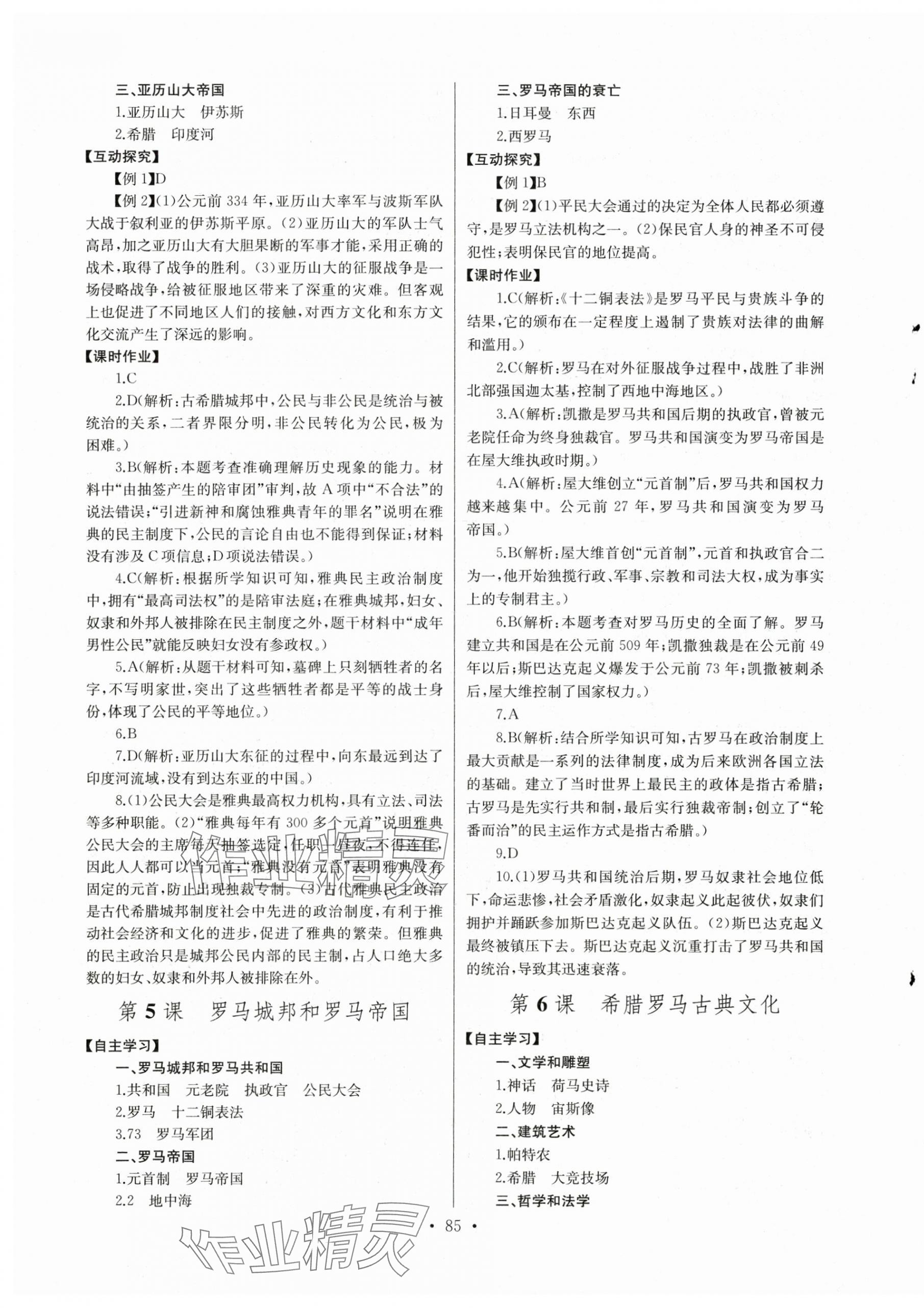 2025年長江全能學案同步練習冊九年級歷史上冊人教版 第3頁