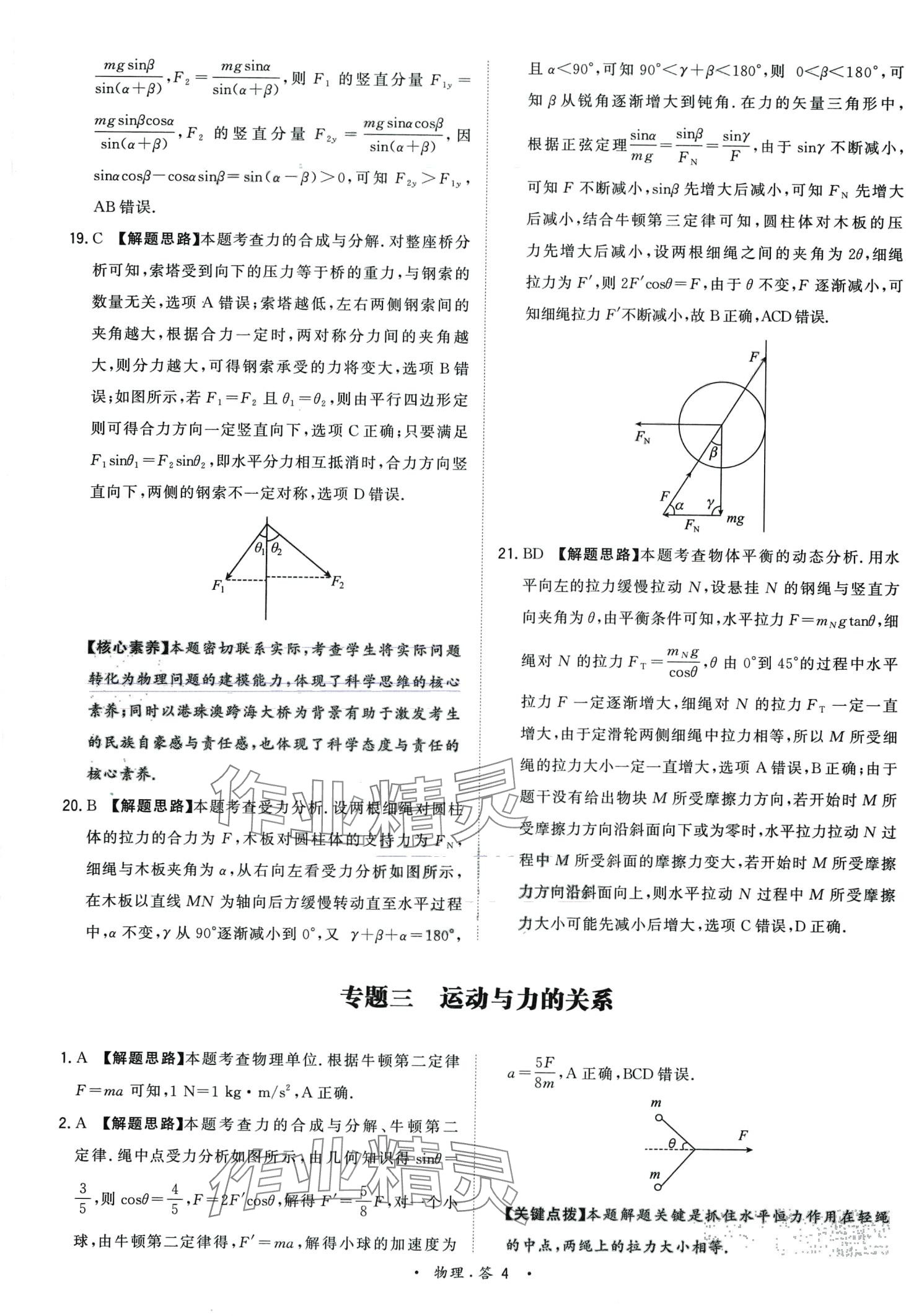 2024年天利38套高考真題單元專題訓(xùn)練高中物理 第4頁