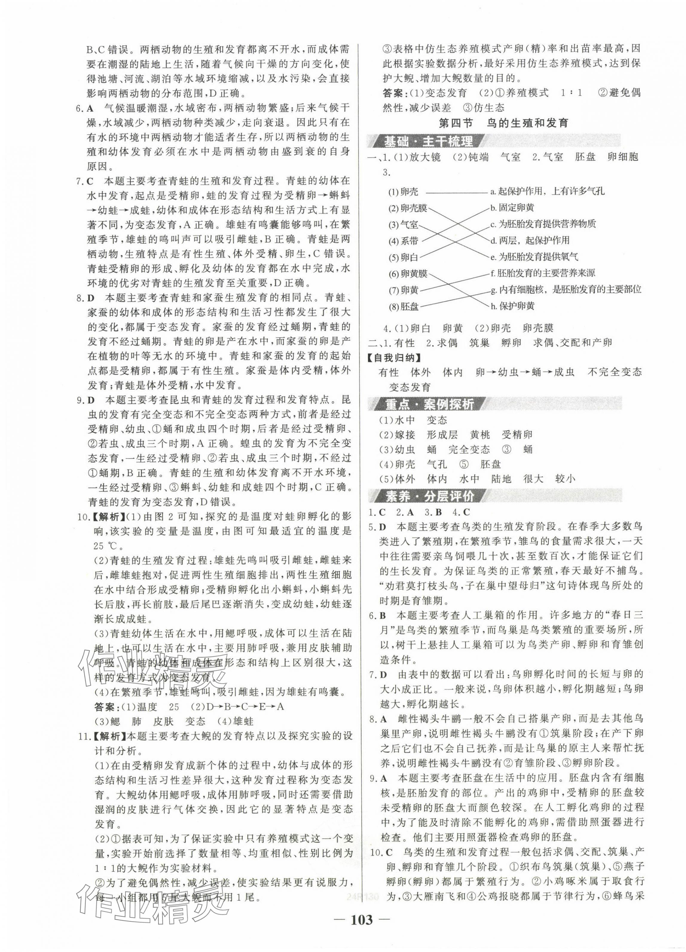 2024年世紀(jì)金榜金榜學(xué)案八年級生物下冊人教版 第3頁