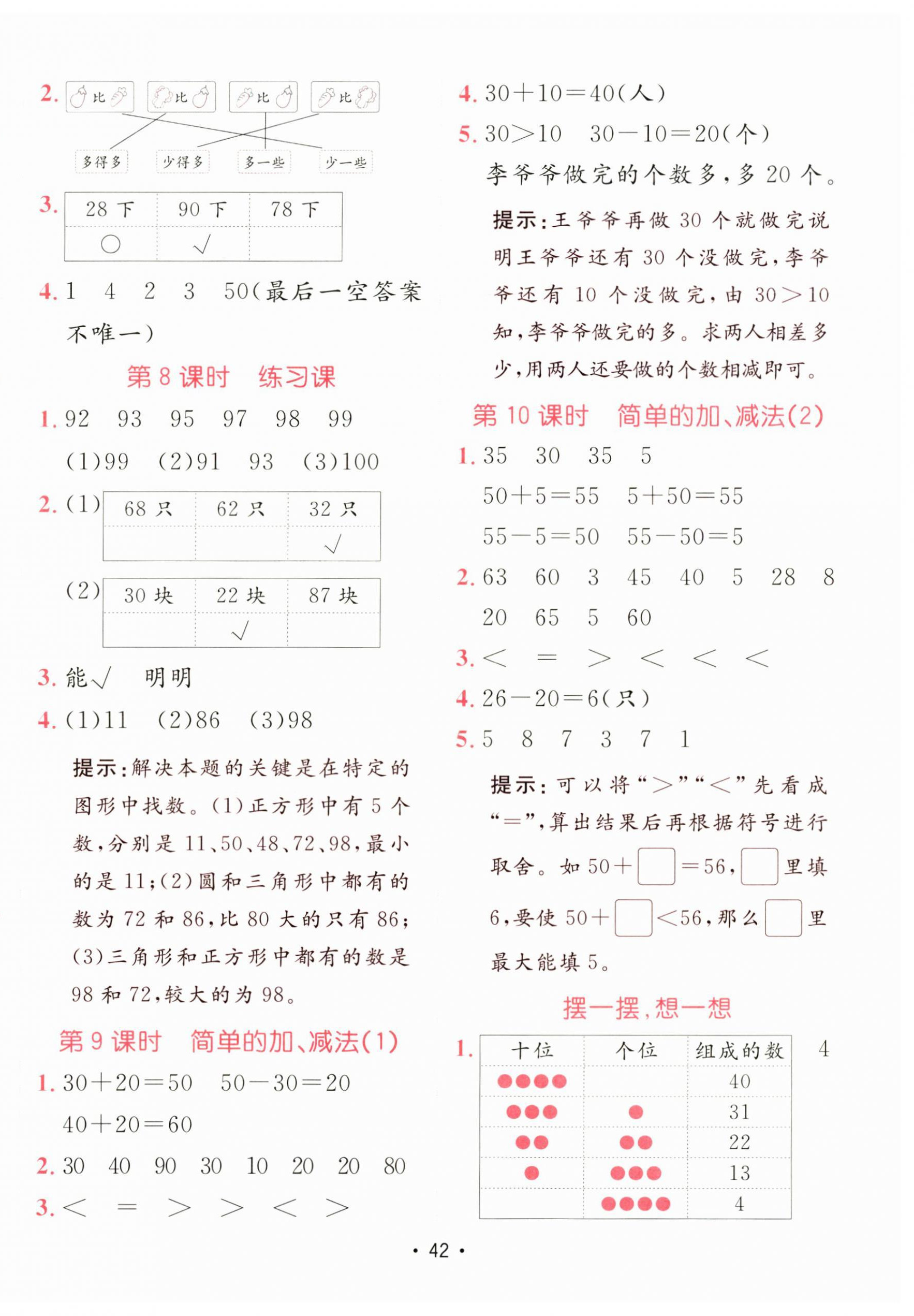 2025年同行課課100分過關(guān)作業(yè)一年級數(shù)學(xué)下冊人教版 第6頁