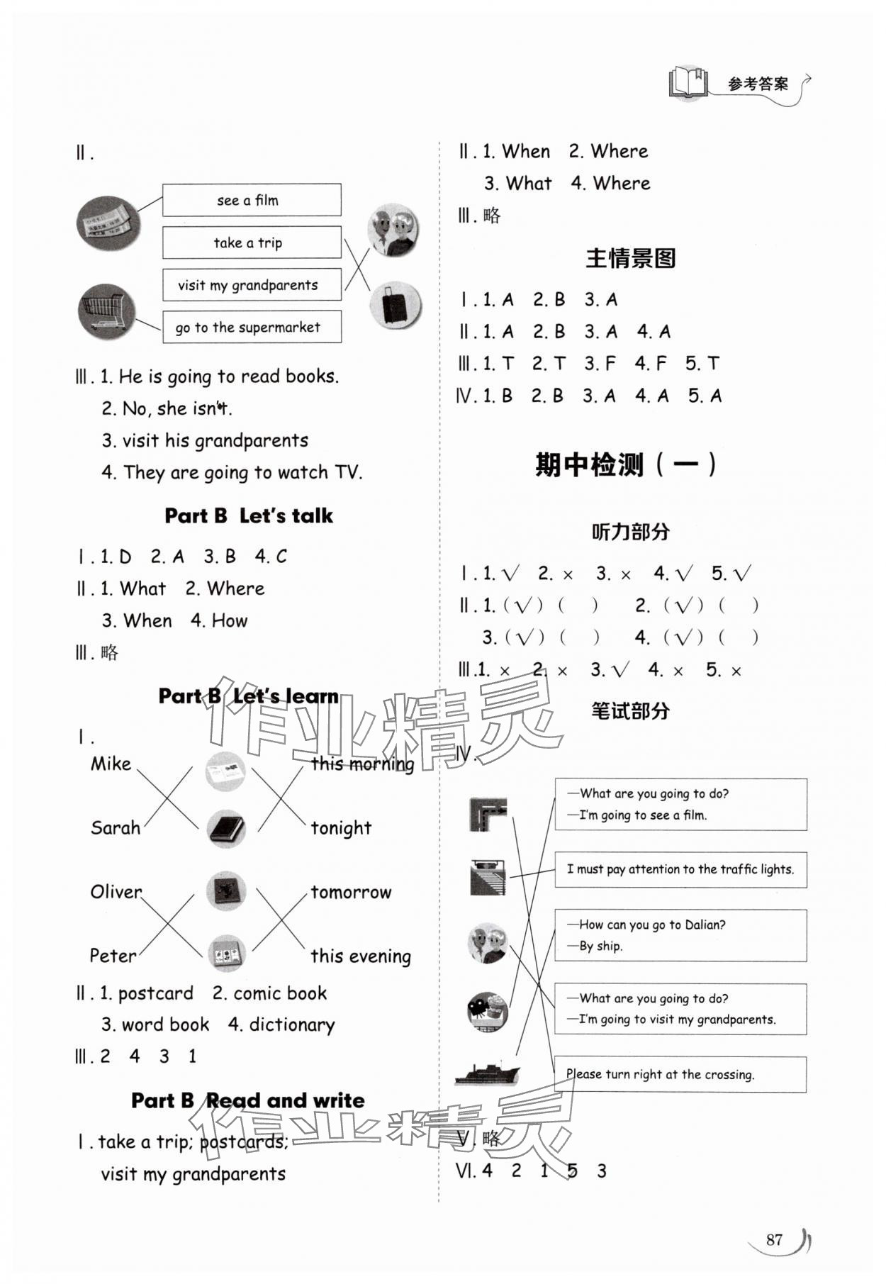 2024年同步練習(xí)冊(cè)山東科學(xué)技術(shù)出版社六年級(jí)英語上冊(cè)人教版 第3頁