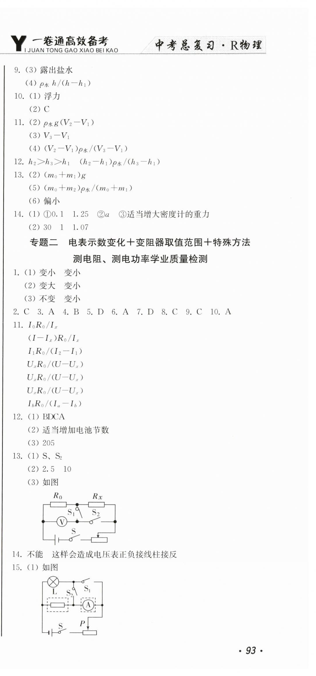 2025年中考總復(fù)習(xí)北方婦女兒童出版社物理 第27頁(yè)