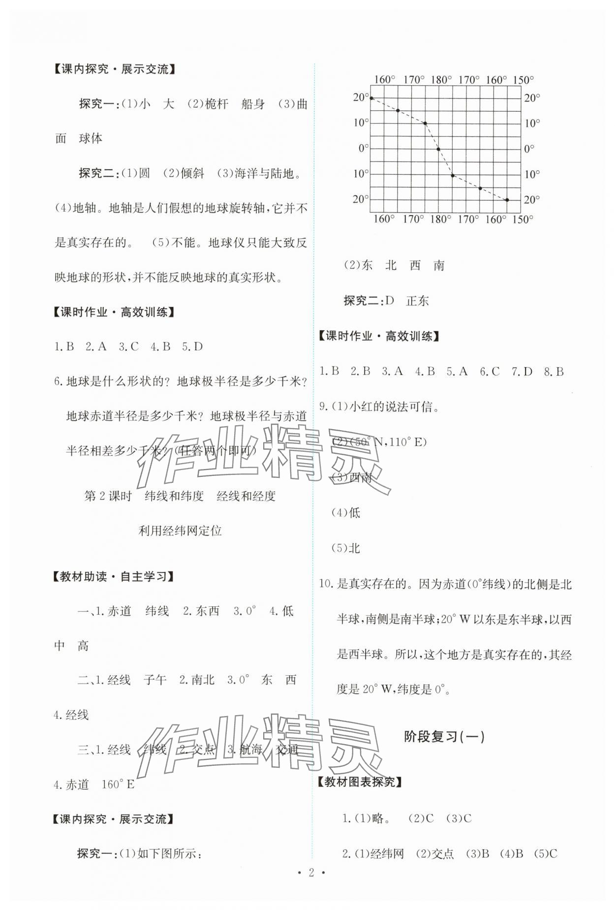 2023年能力培養(yǎng)與測試七年級(jí)地理上冊(cè)人教版 第2頁