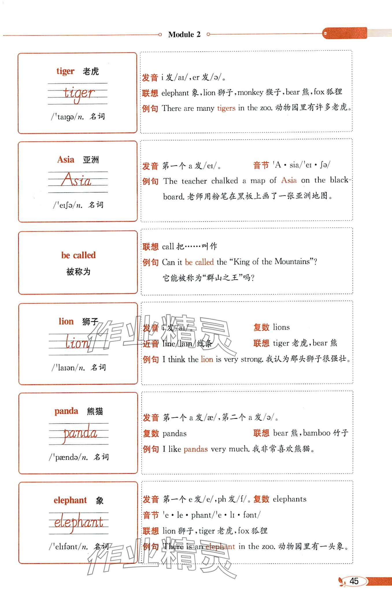 2024年教材課本六年級英語下冊教科版 第45頁