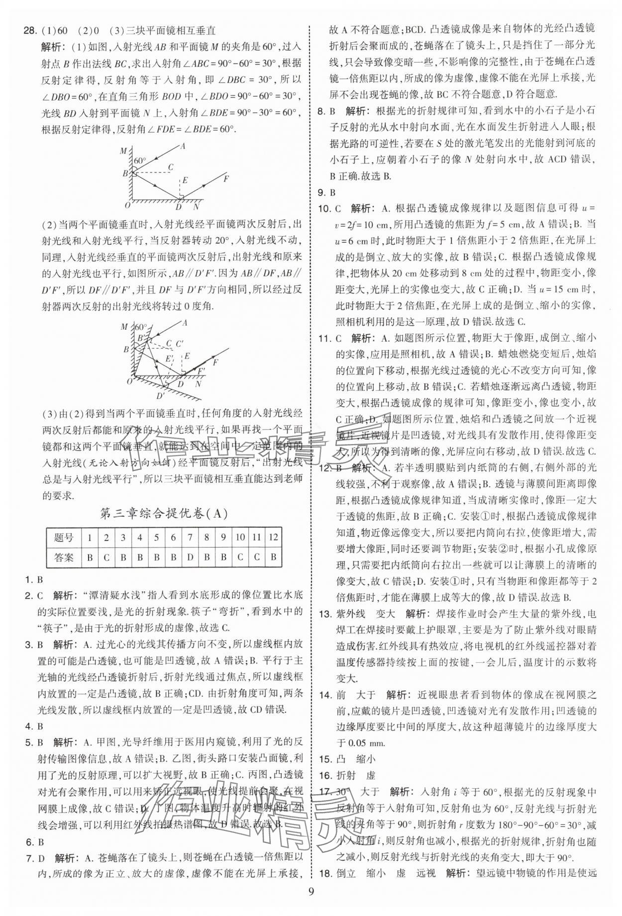 2025年學(xué)霸提優(yōu)大試卷八年級物理上冊蘇科版 第9頁