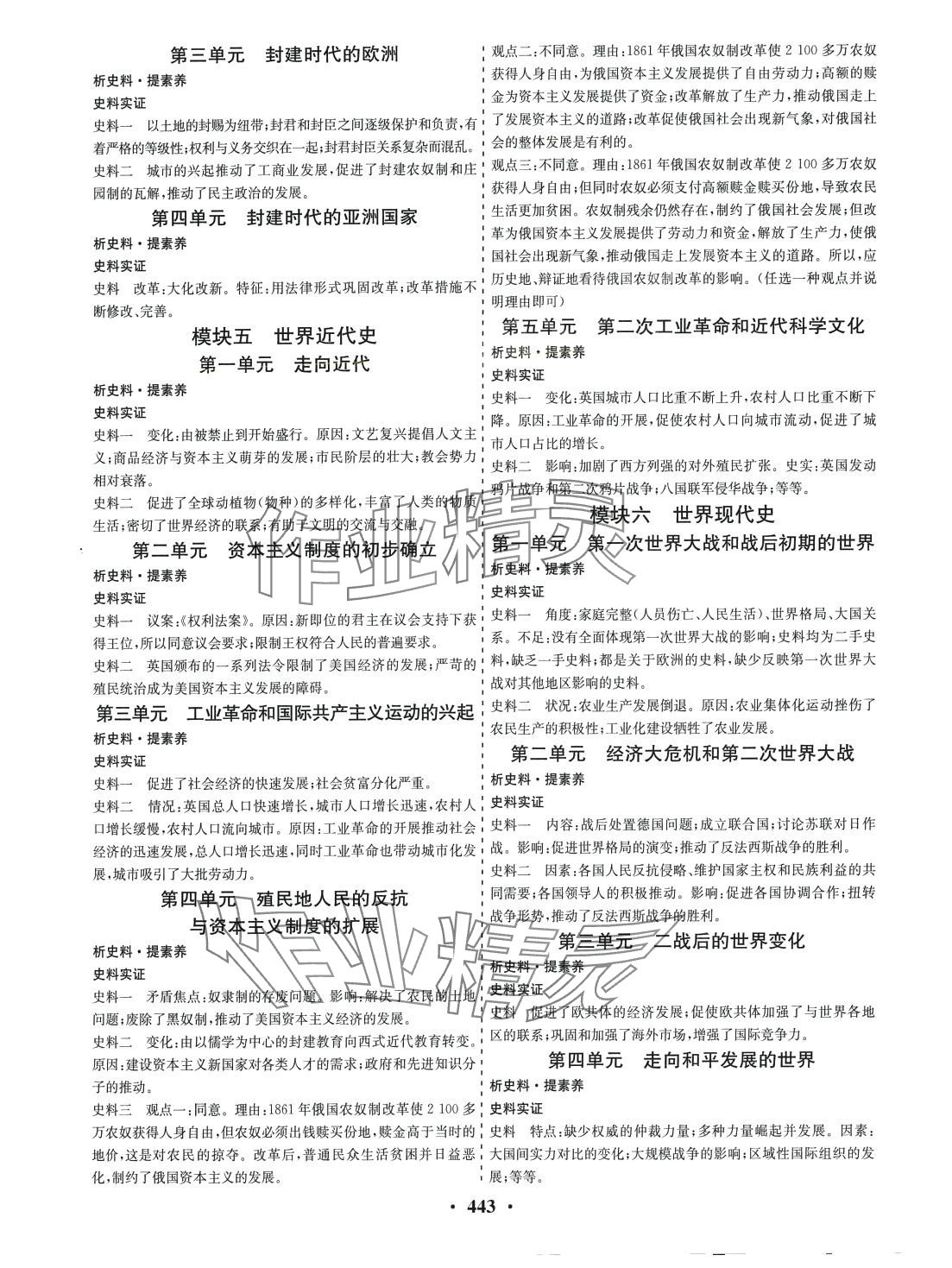 2024年優(yōu)化探究歷史分冊(cè)一 第3頁