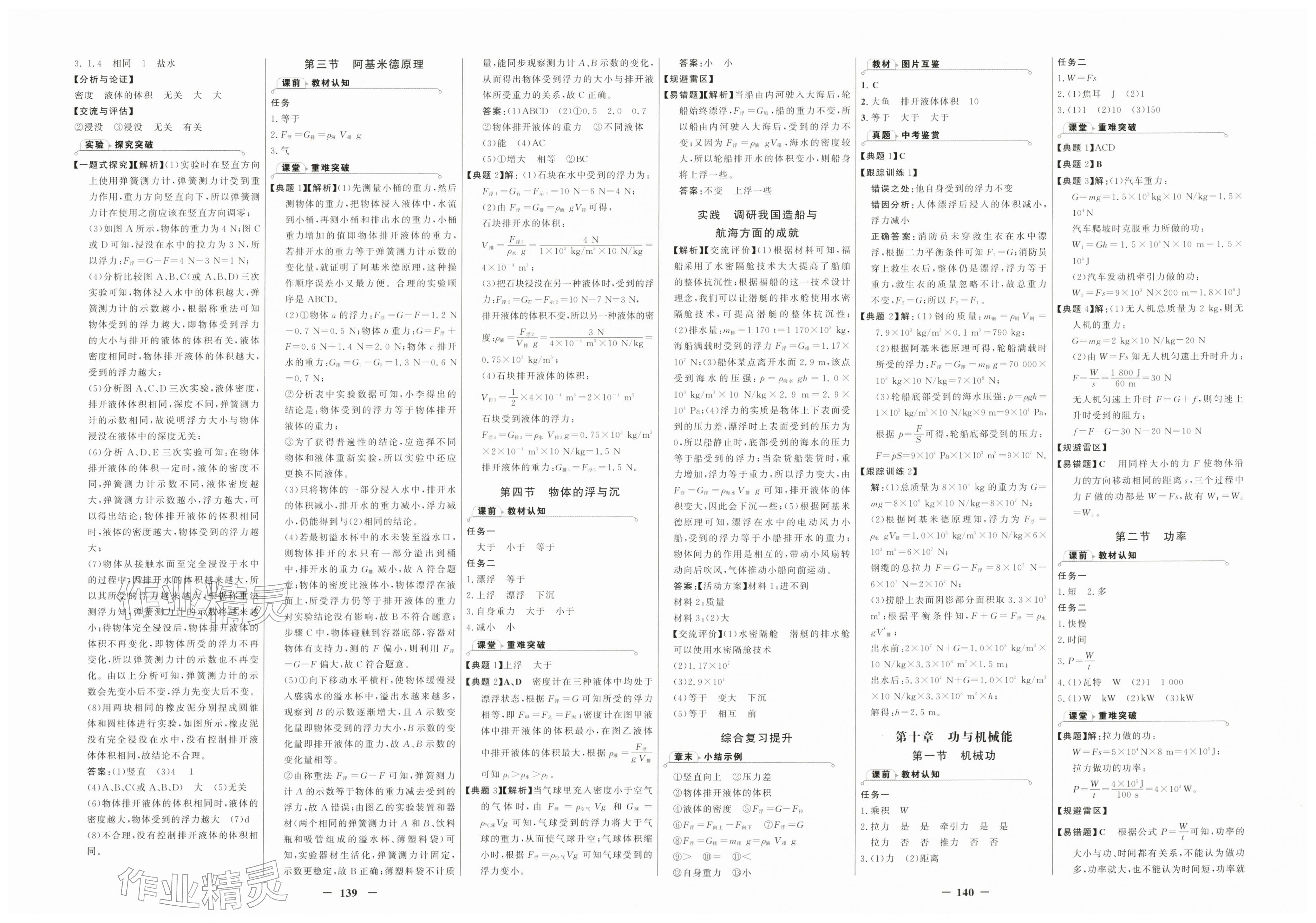 2026年世纪金榜金榜学案八年级物理下册沪科版&nbsp;第3页