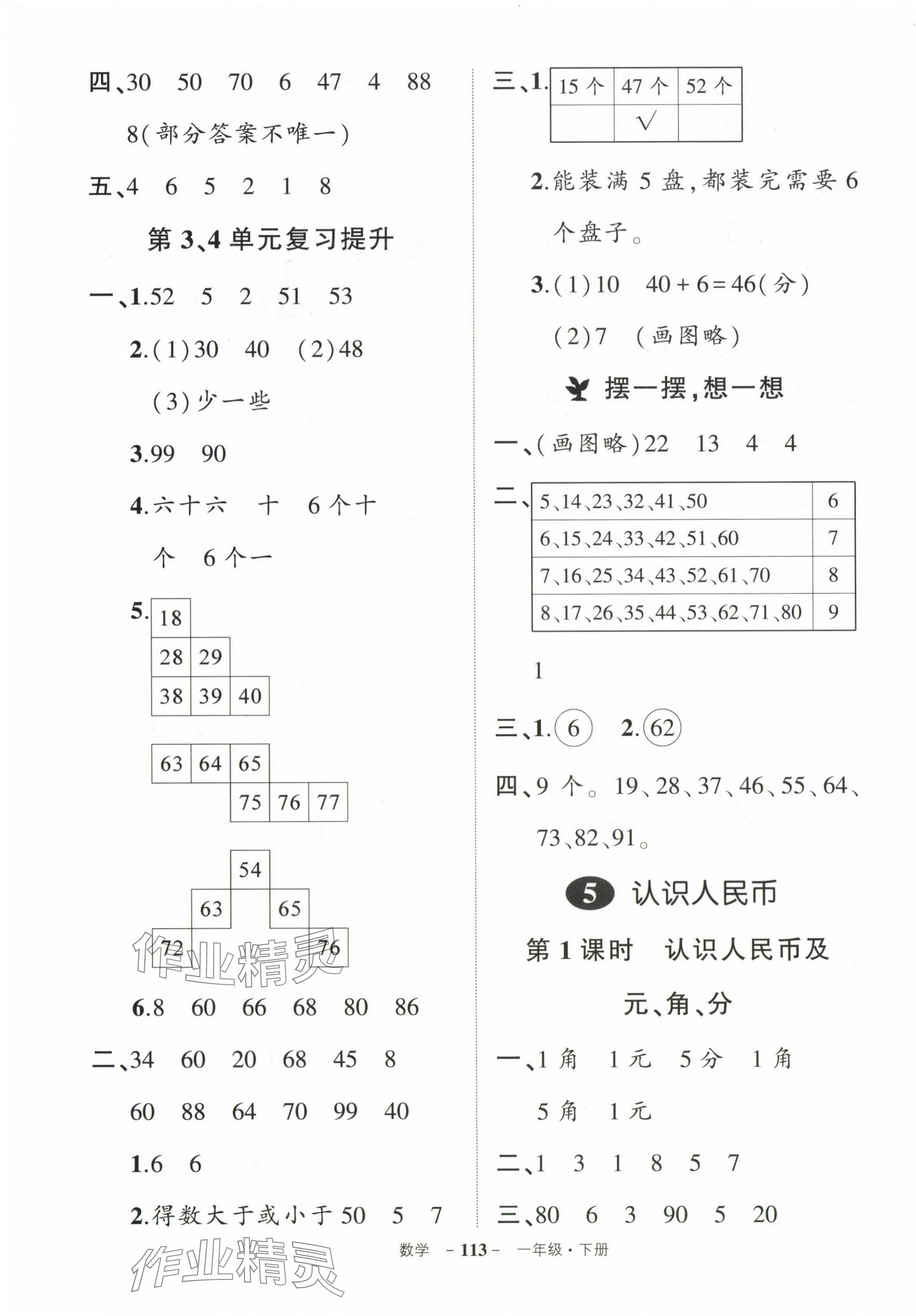 2024年?duì)钤刹怕穭?chuàng)優(yōu)作業(yè)100分一年級(jí)數(shù)學(xué)下冊(cè)人教版浙江專(zhuān)版 第7頁(yè)