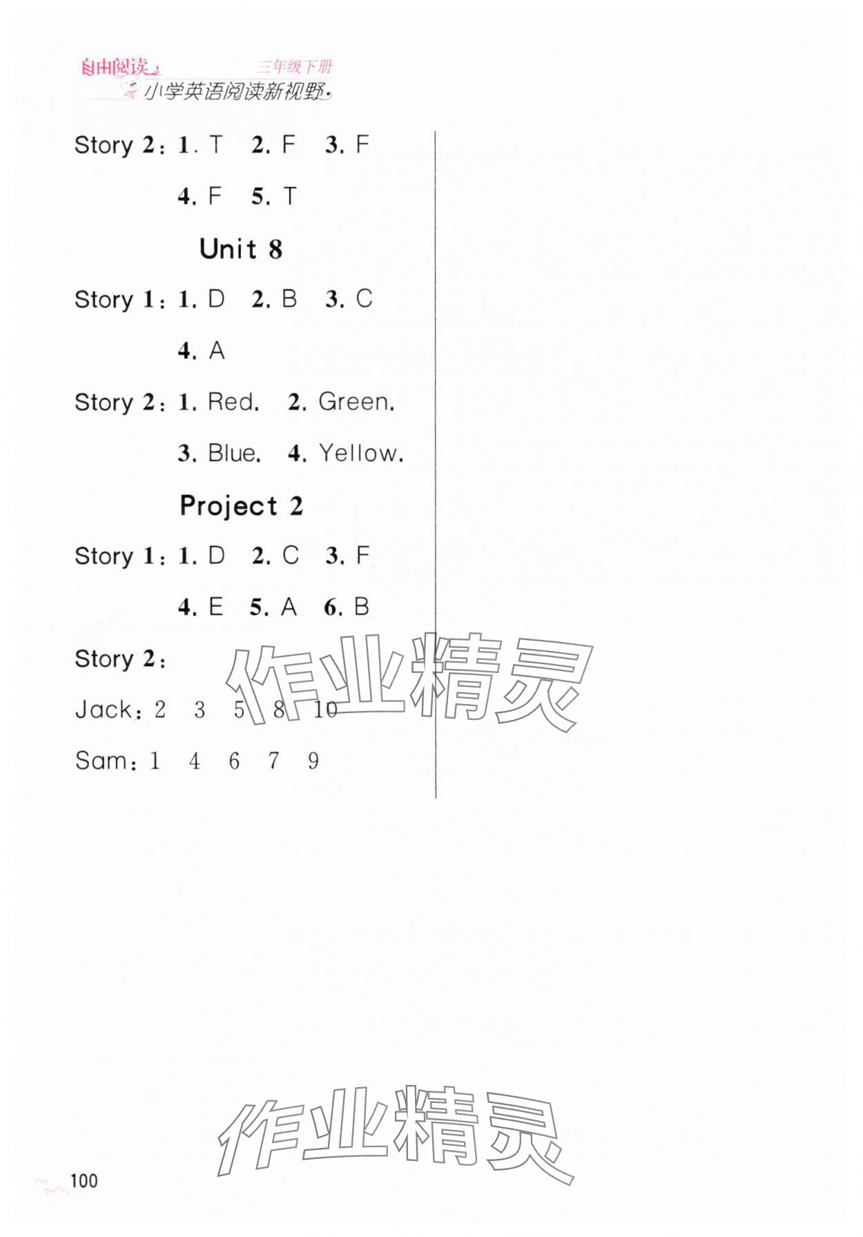 2025年小学英语阅读新视野三年级下册译林版 第2页