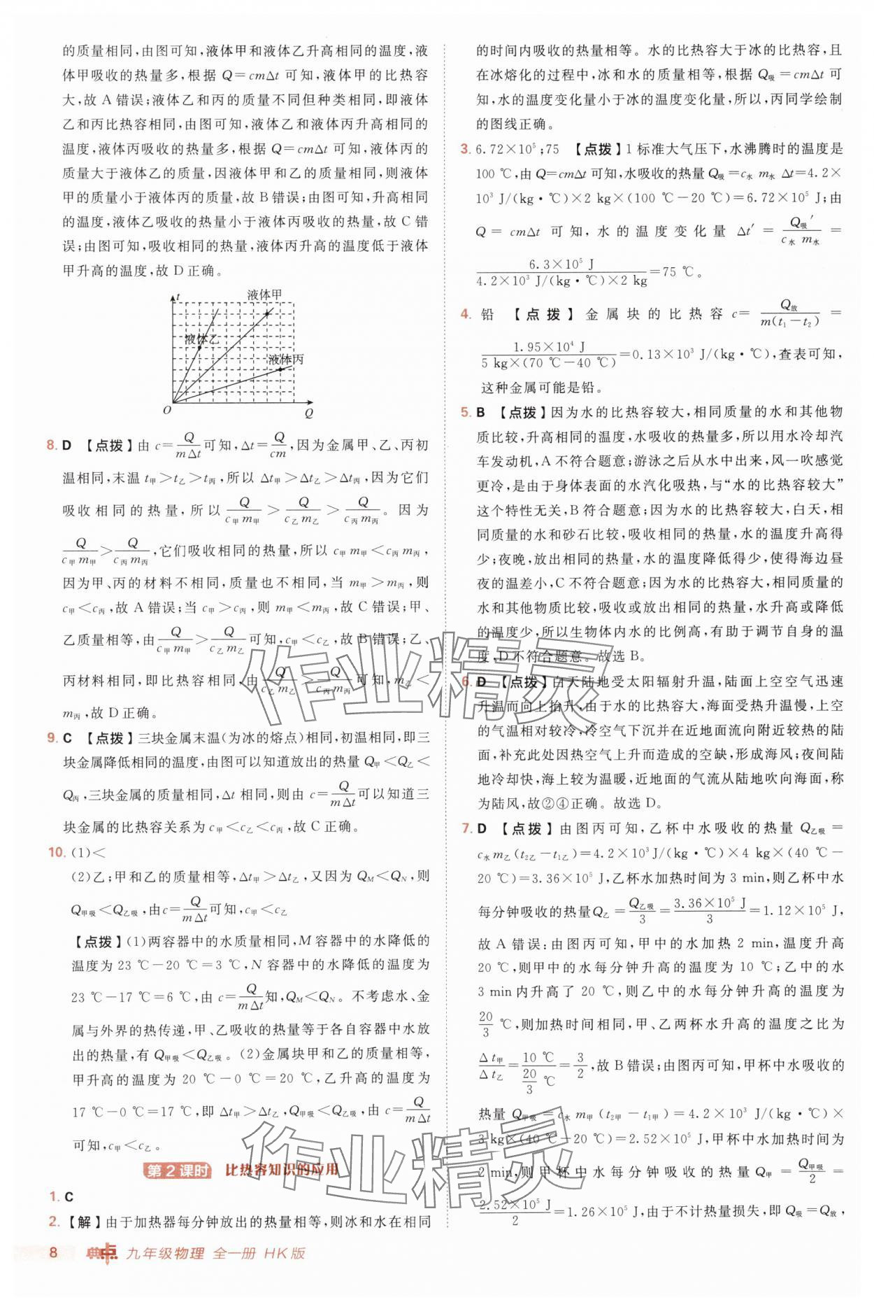 2025年綜合應用創(chuàng)新題典中點九年級物理全一冊滬科版 第8頁