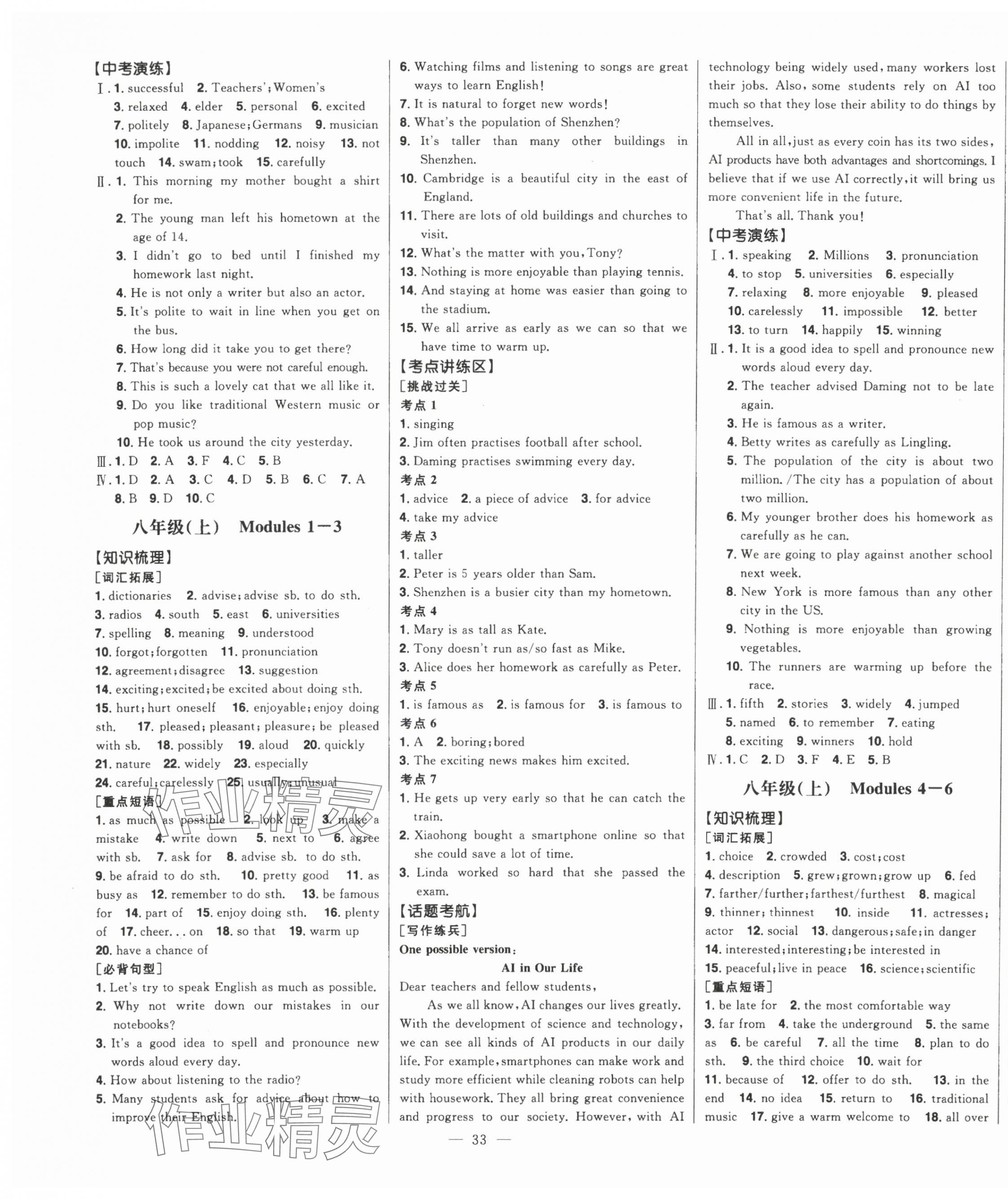 2025年智慧大課堂學(xué)業(yè)總復(fù)習(xí)全程精練英語外研版 第5頁