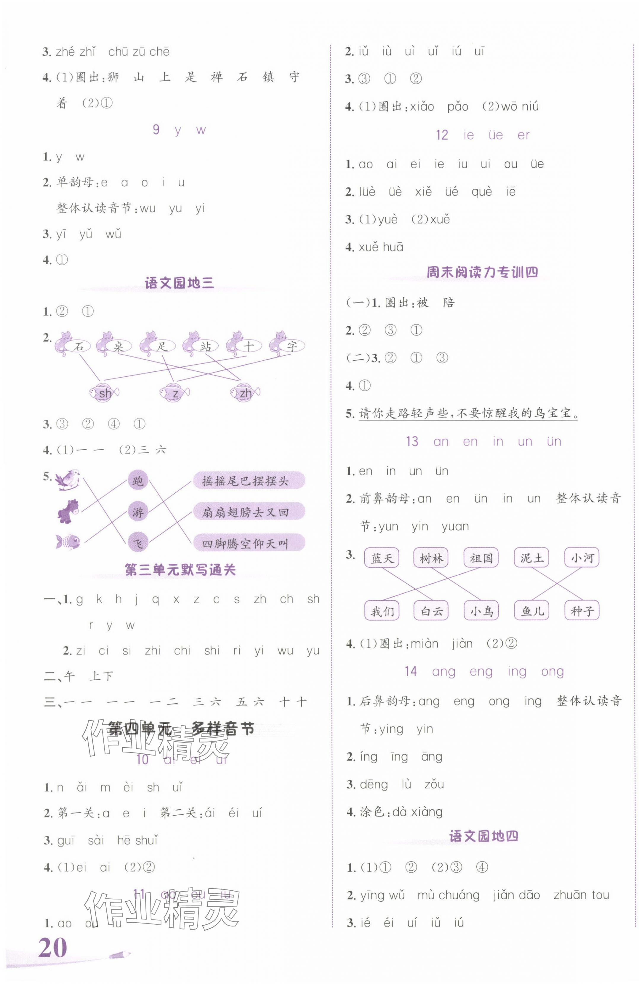 2024年奔跑吧少年一年級語文上冊人教版 第3頁